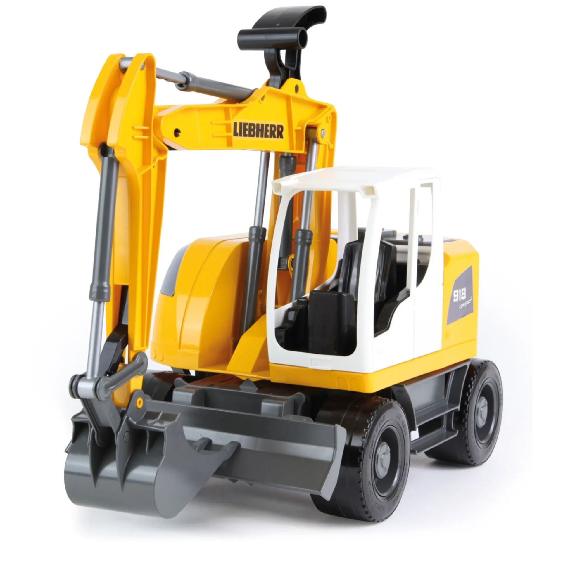 Lena Liebherr A918 Litronic Excavator, 1:15 Scale Realistic Model for Kids 3+