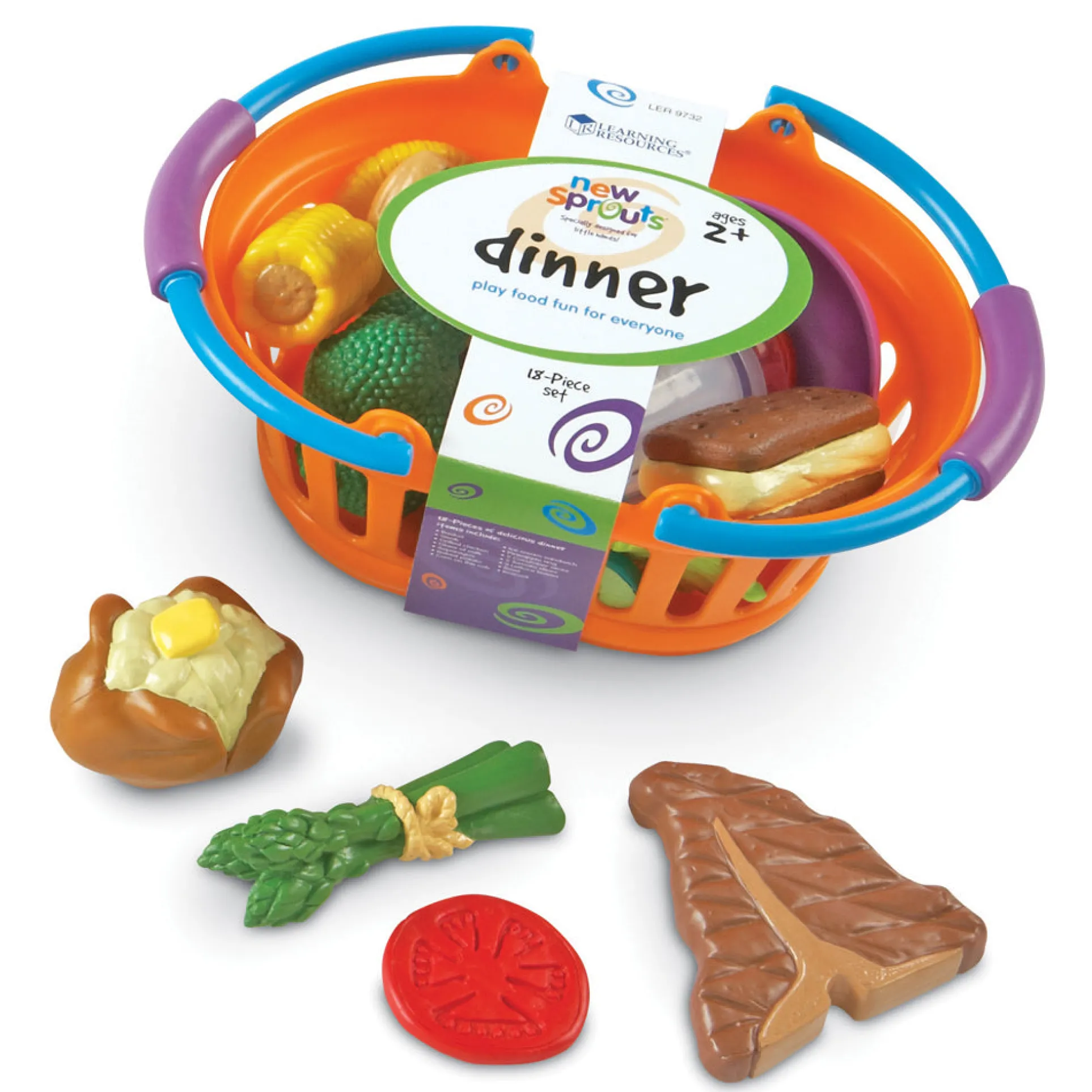 Learning Resources New Sprouts Dinner Basket Playset