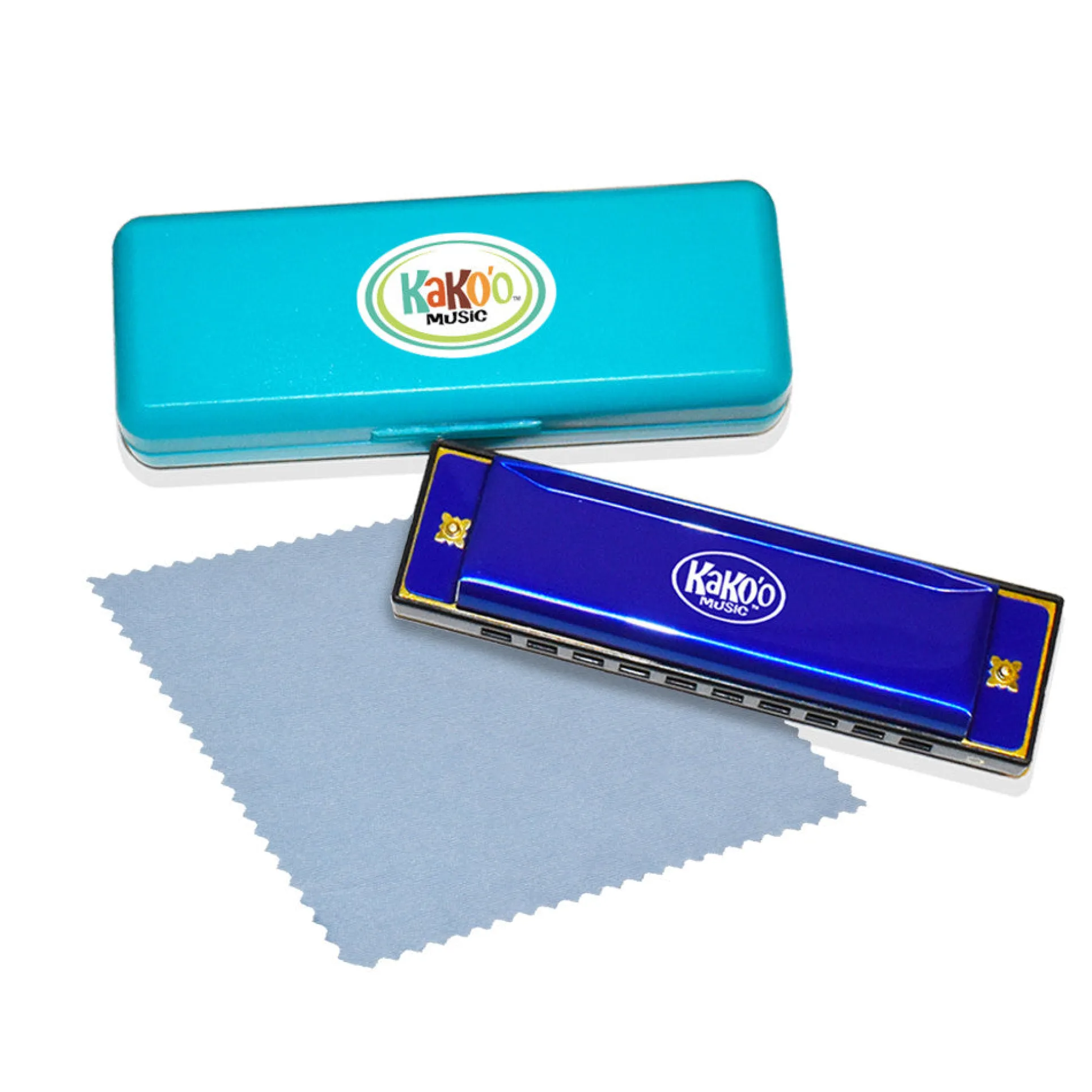 Kako'o Classic 10-Hole Diatonic Harmonica in Blue
