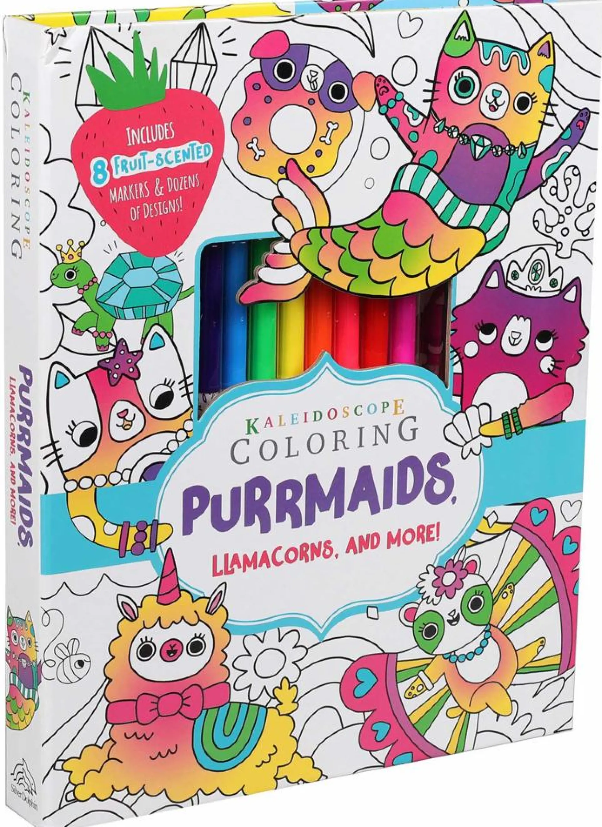 Kaleidoscope Coloring: Purrmaids & Llamacorns Adventure
