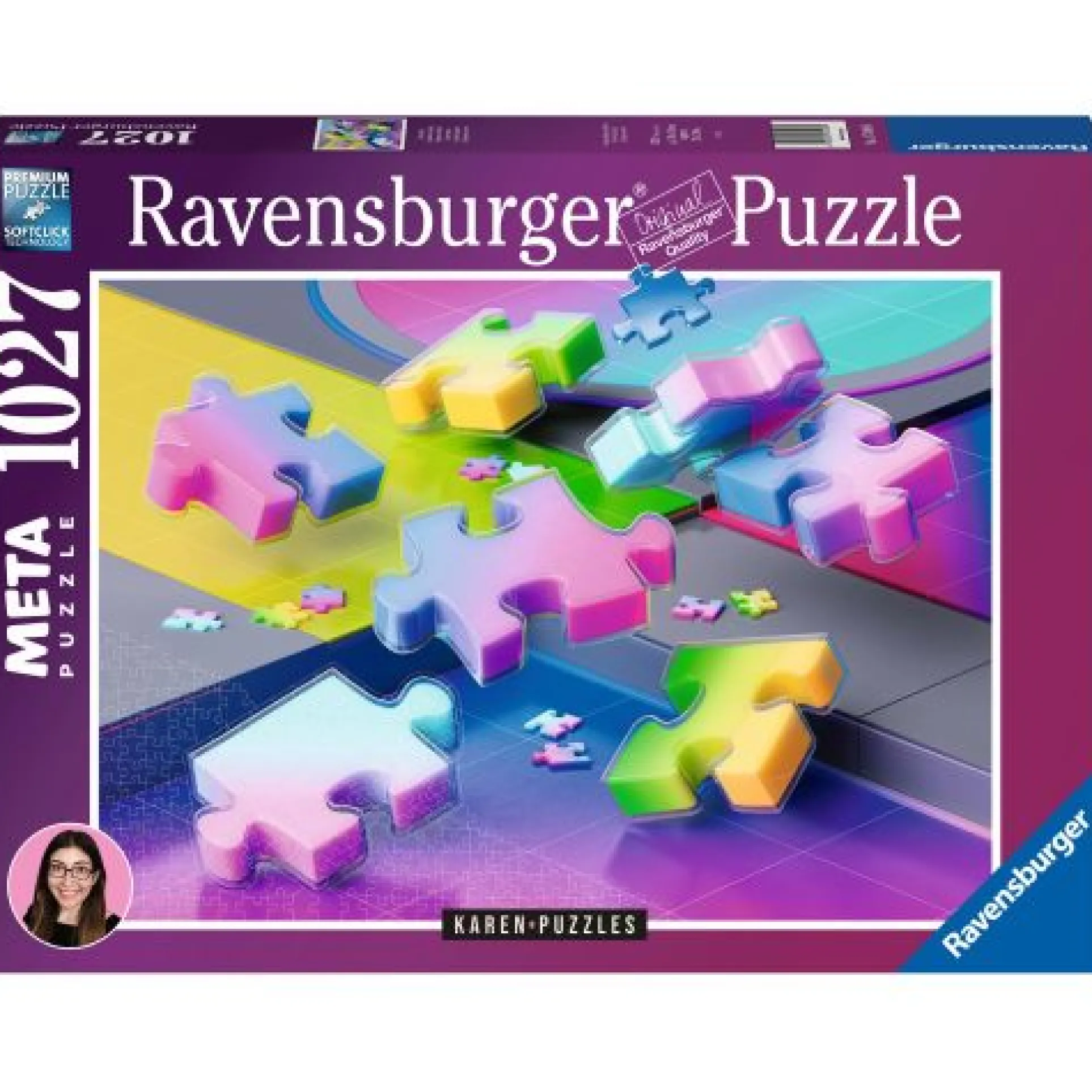 Karen Gradient Cascade Jigsaw Puzzle - 1027 pc