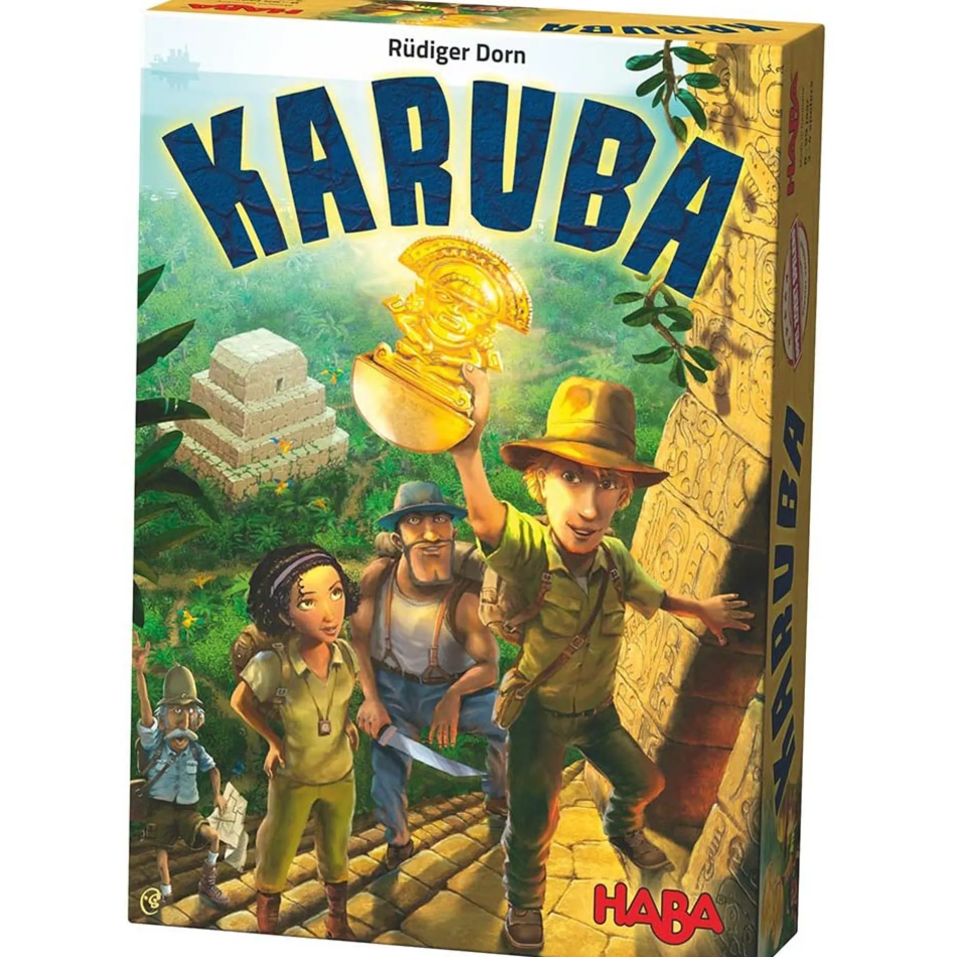 Karuba Strategic Tile Laying Adventure Board Game