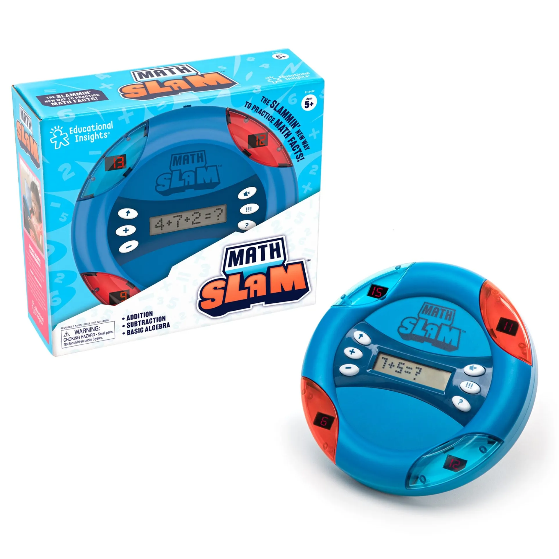 Educational Insights Math Slam Handheld Electronic Math Game