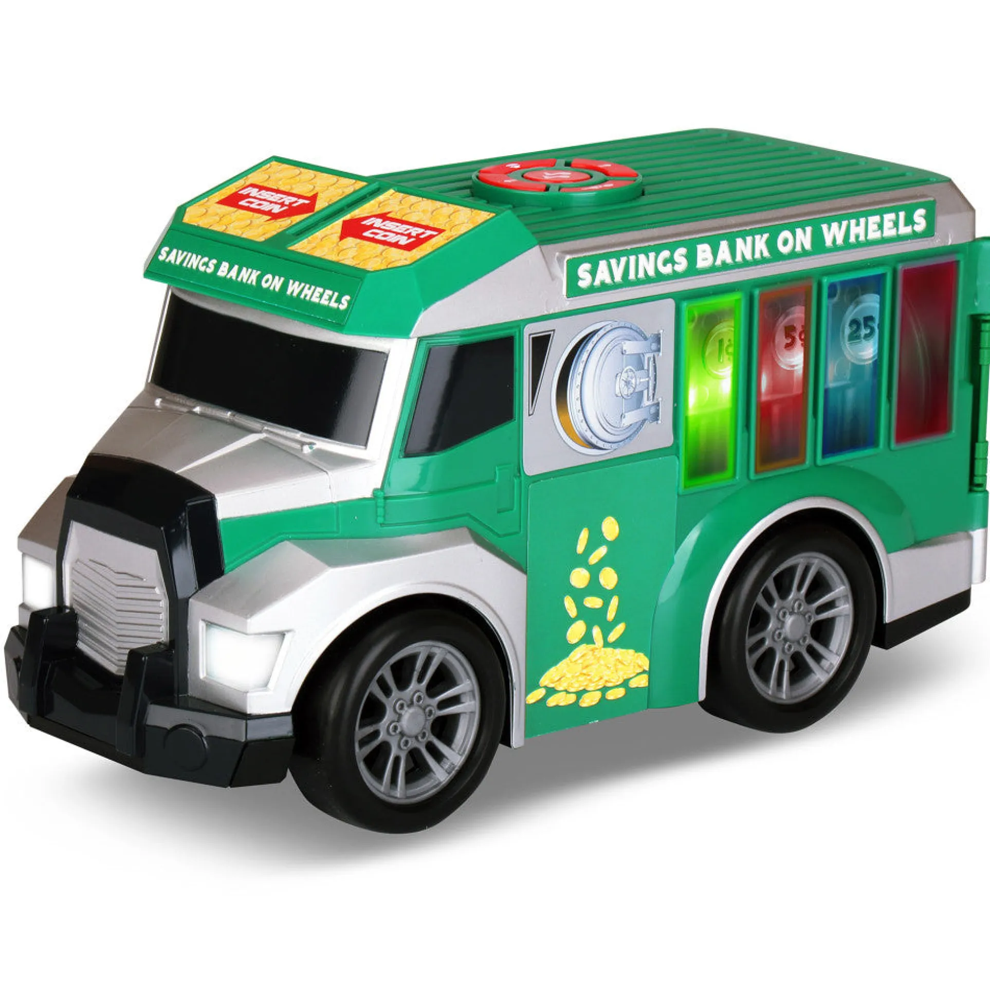 Kid Galaxy Road Rocker Sort N' Save Bank Truck Interactive Toy for Kids Ages 3+