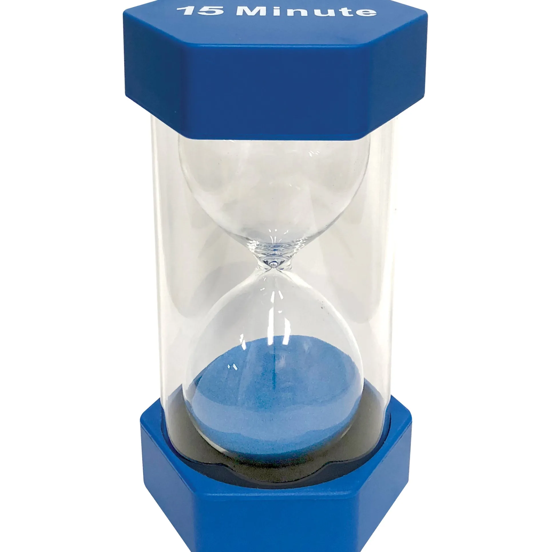 Teacher Created Resources Large 15-Minute Sand Timer with Blue Sand