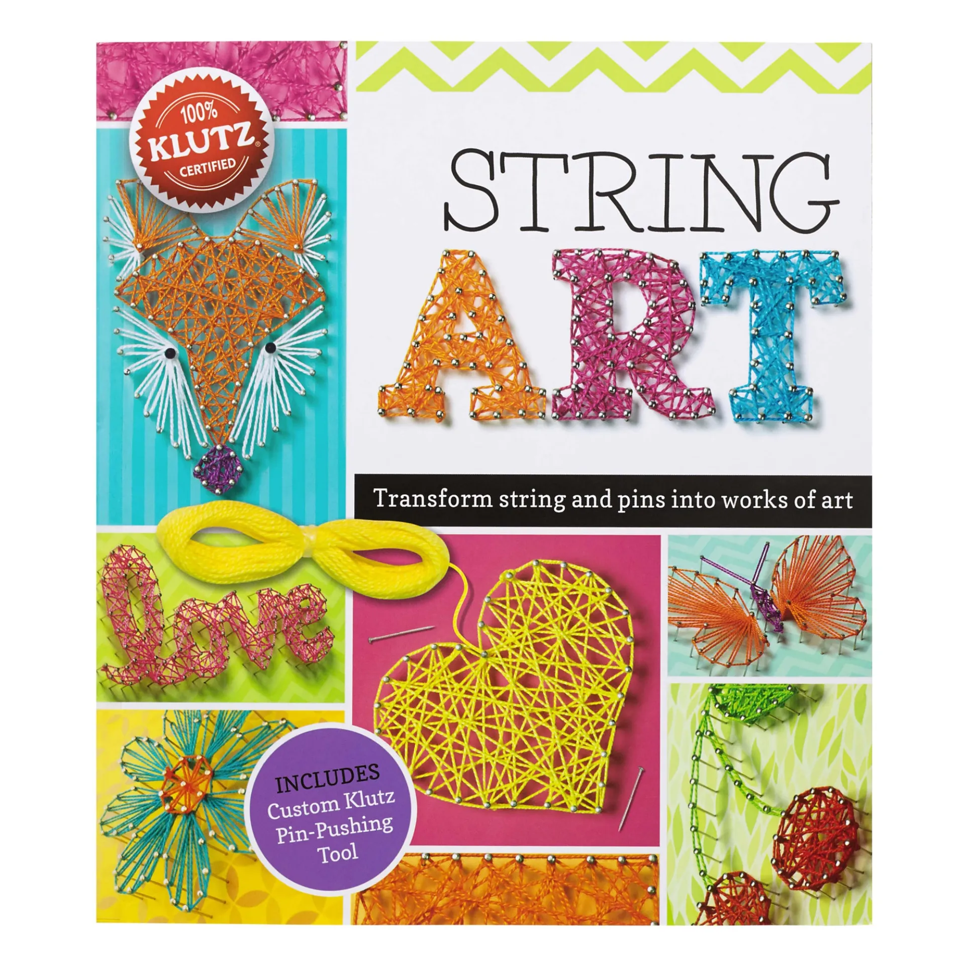 Klutz Creative String Art Craft Kit - Transform Simple Strings into Art!