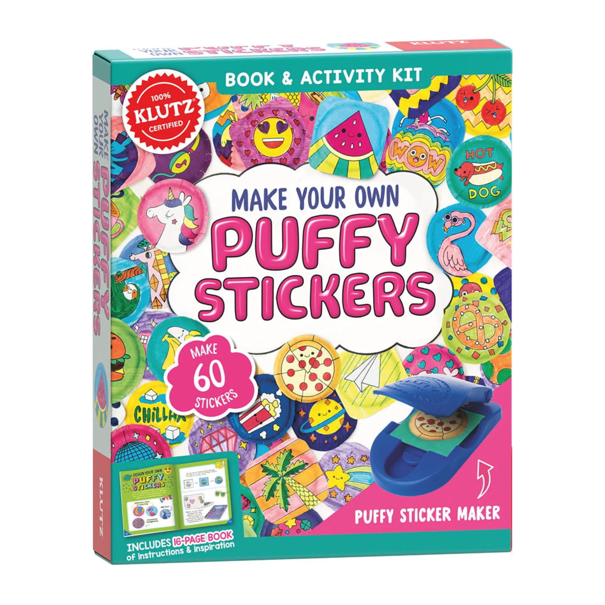 Klutz DIY Puffy Stickers Creation Kit for Kids