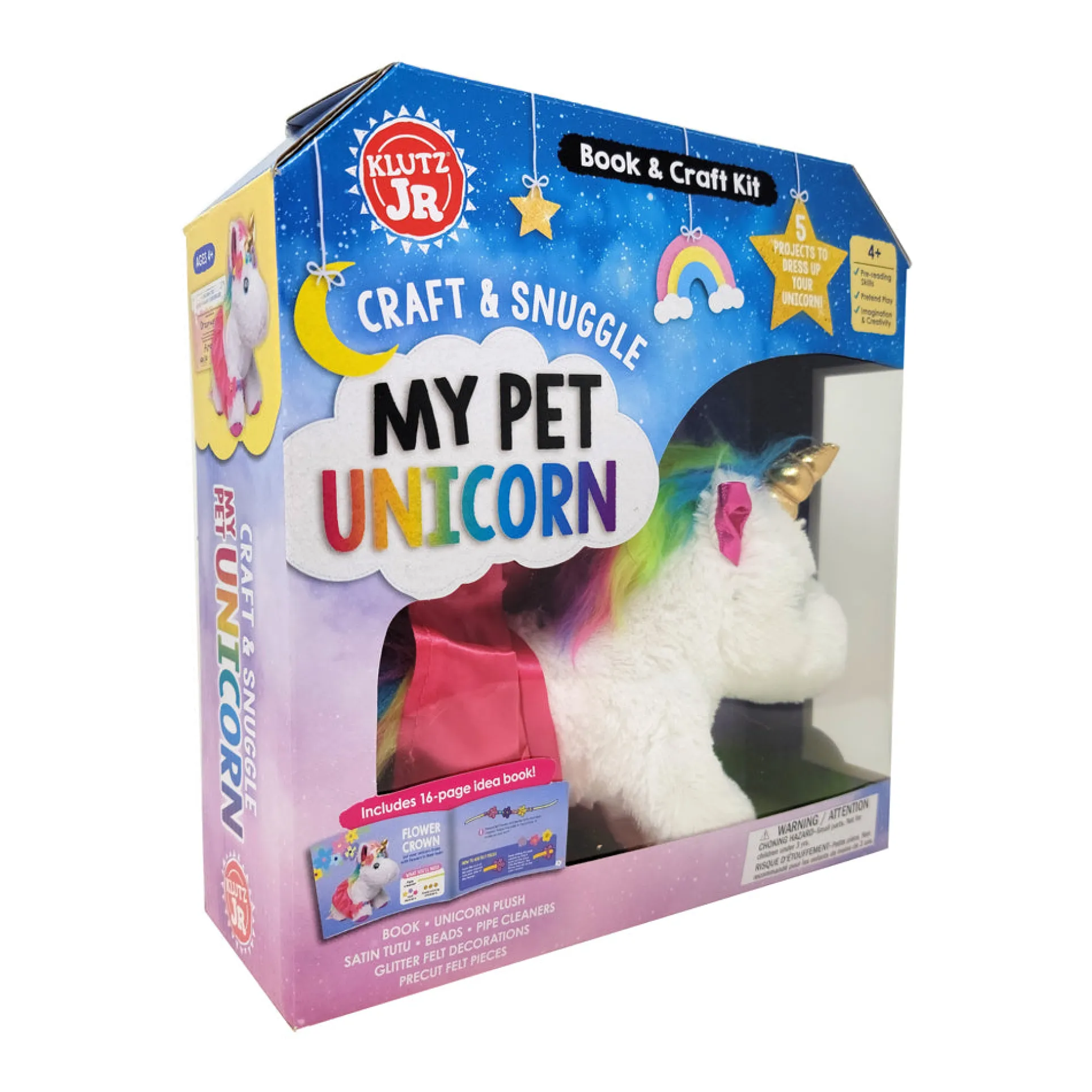 Klutz Jr. My Pet Unicorn Craft & Snuggle Kit - Plush Toy Creation