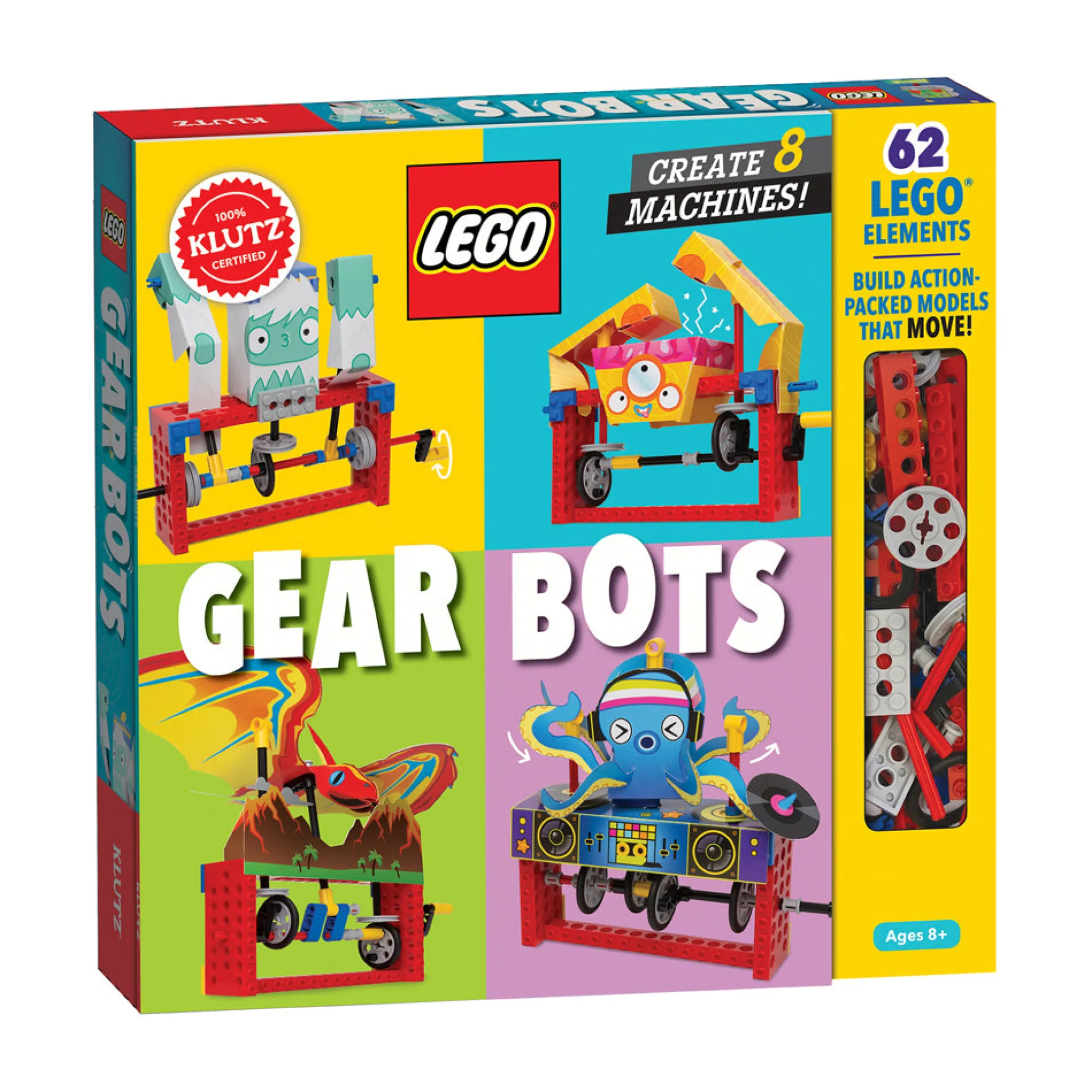 Klutz LEGO Gear Bots Creative STEM Activity Set