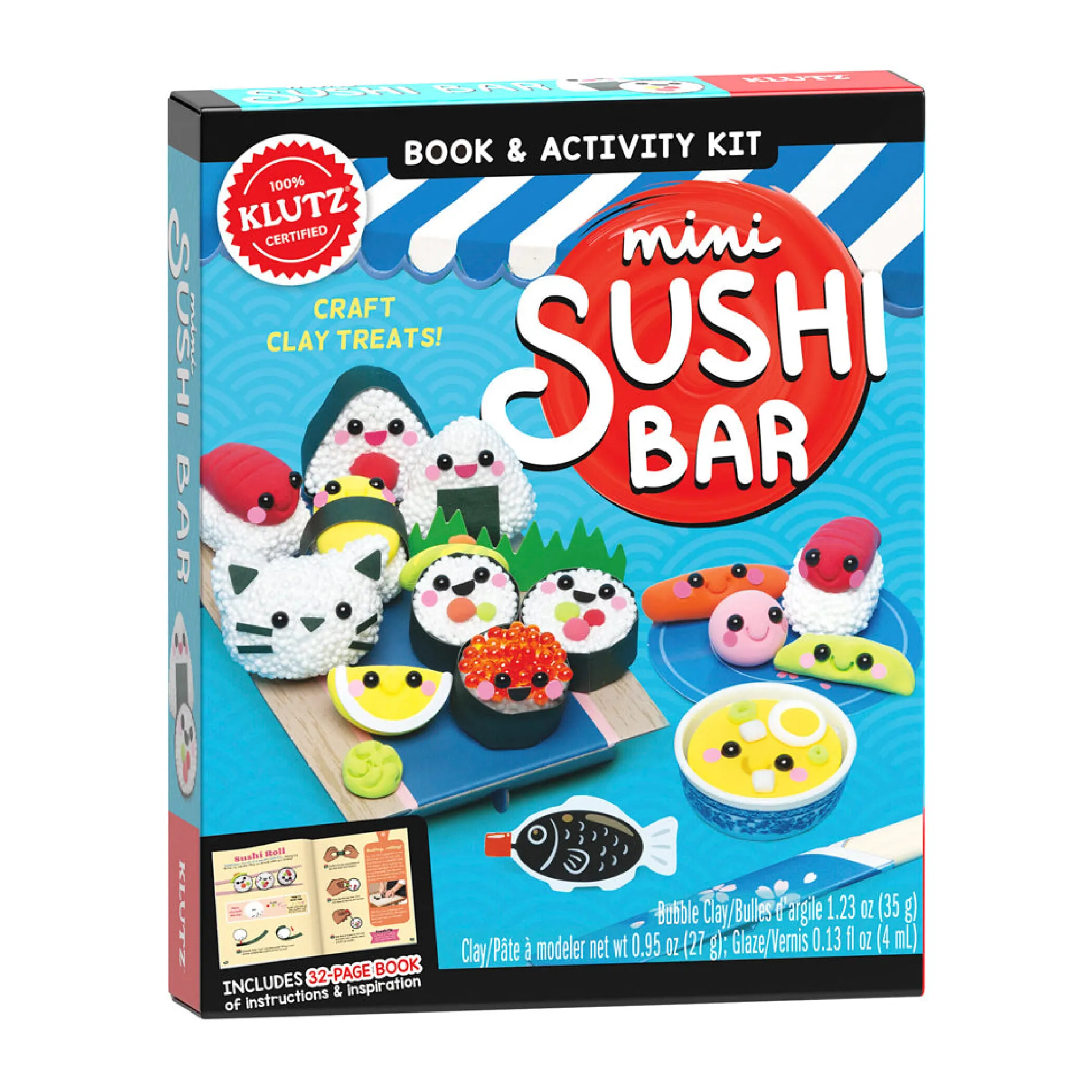 Klutz Mini Sushi Bar Clay Sculpting Craft Kit