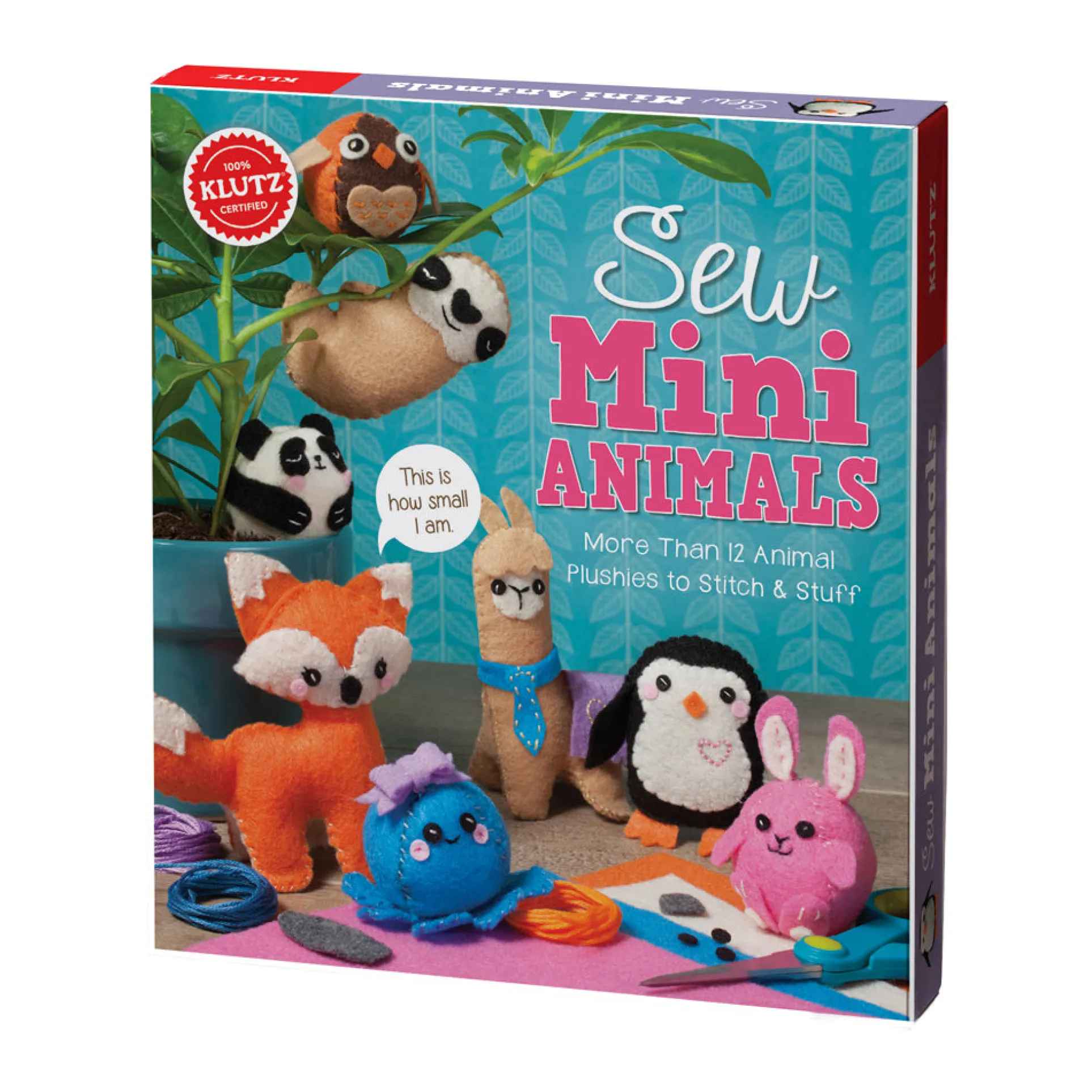 Klutz Sew Mini Animals Creative Sewing Craft Kit