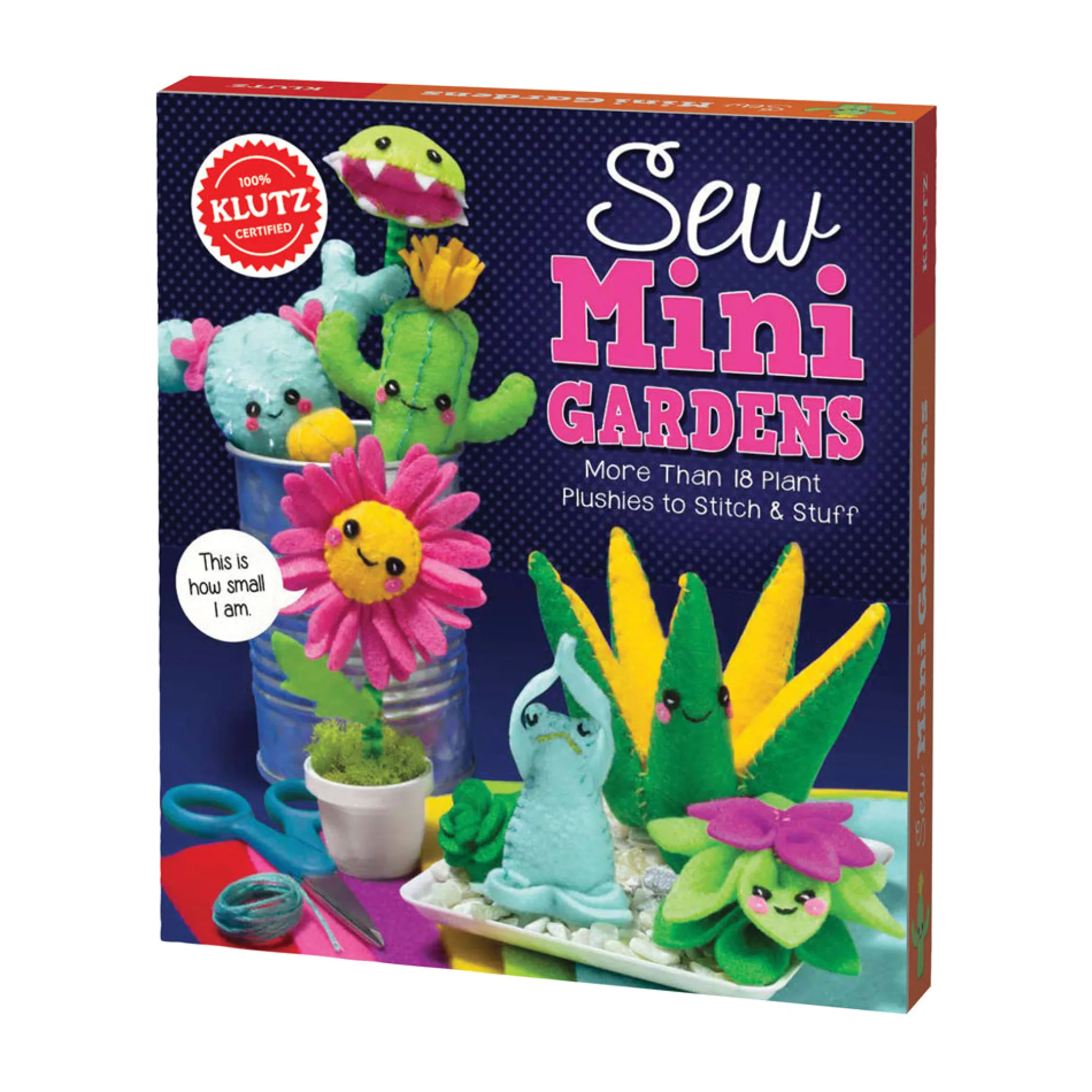 Klutz Sew Mini Gardens Felt Crafting Kit
