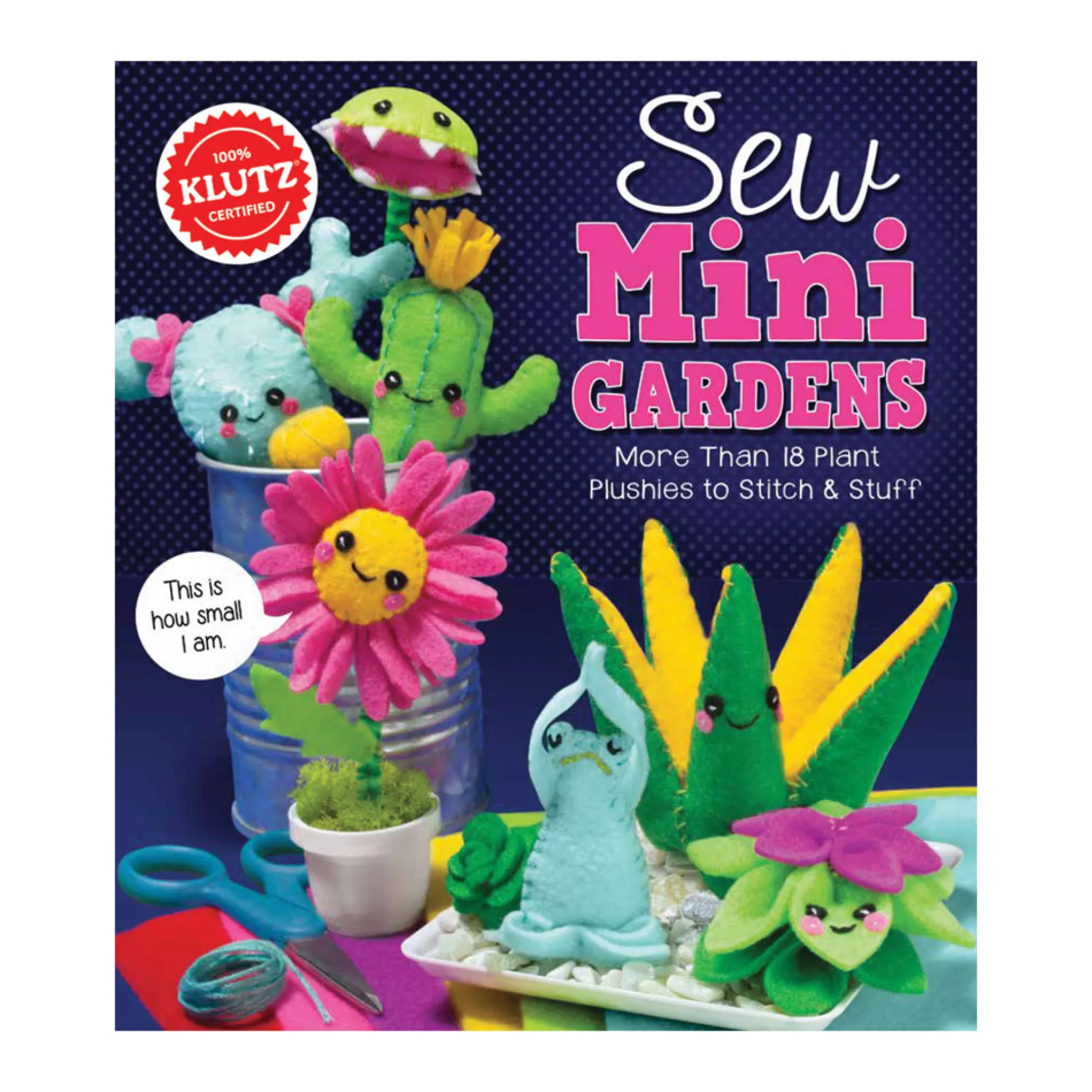Klutz Sew Mini Gardens Felt Crafting Kit