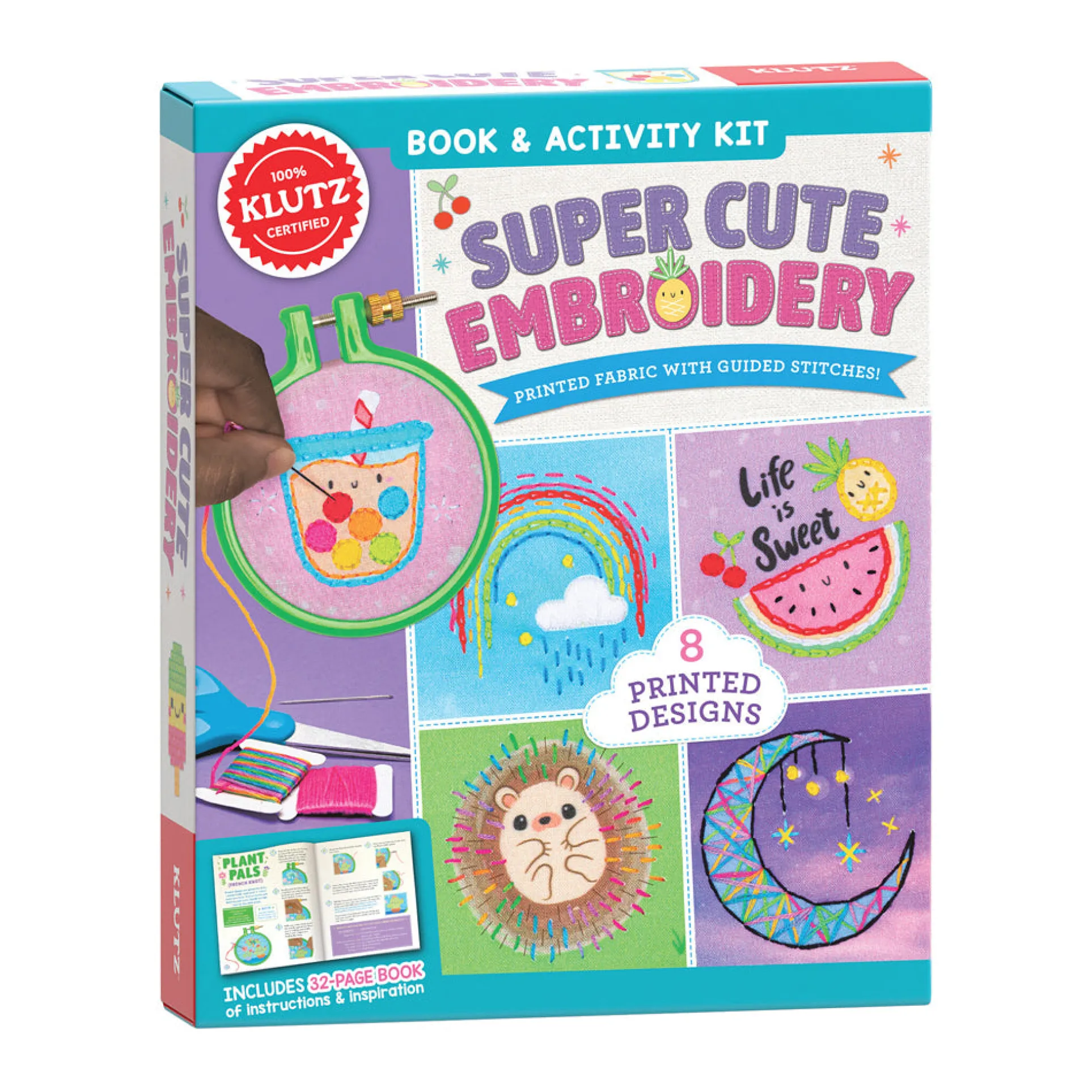 Klutz Super Cute Embroidery Starter Kit - Complete Craft Set