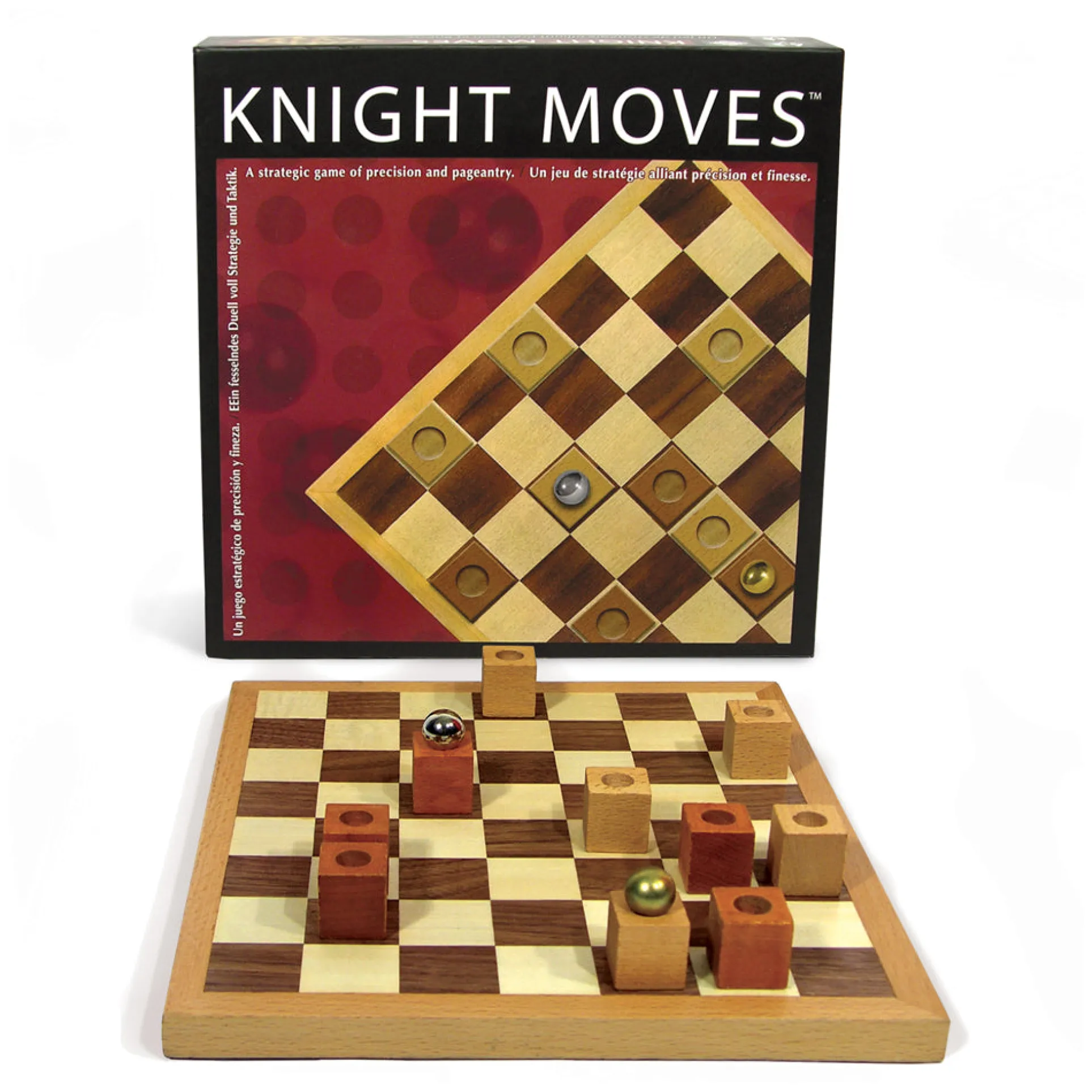 Knight Moves Strategic Board Game for 2 Players