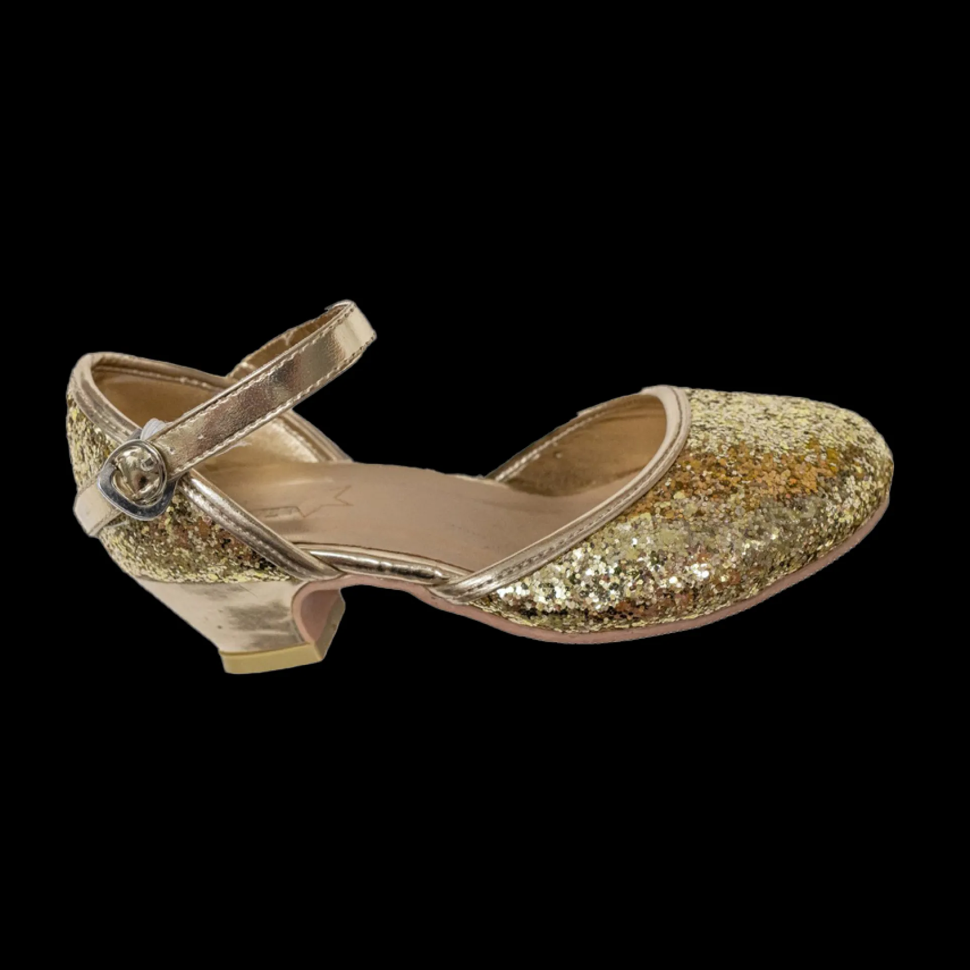PREMIUM GOLD SPARKLE HEELS - SIZE 11/12