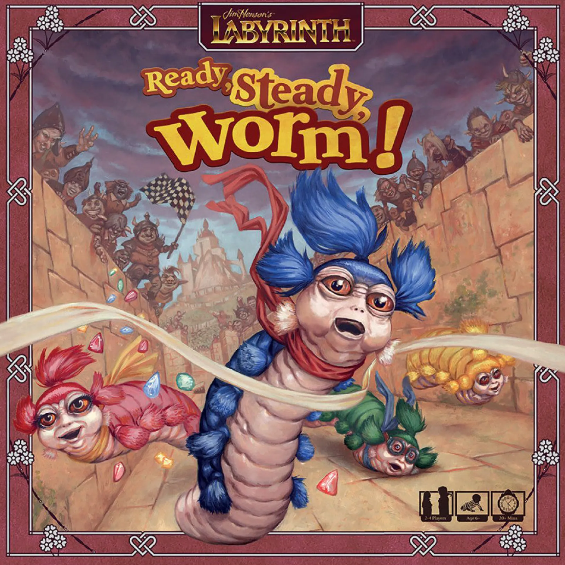 Labyrinth: Ready, Steady, Worm! Family Strategy Board Game