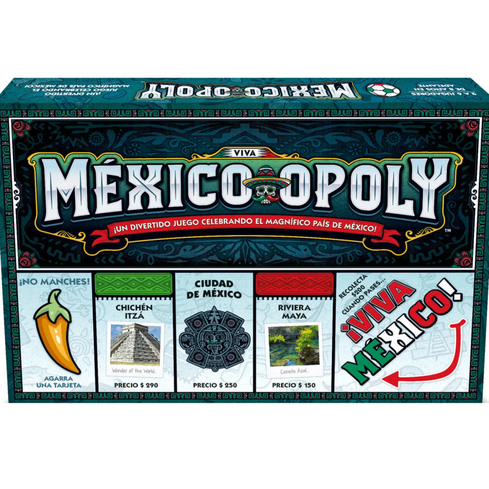 Late for the Sky Mexico-Opoly Spanish Edition Board Game