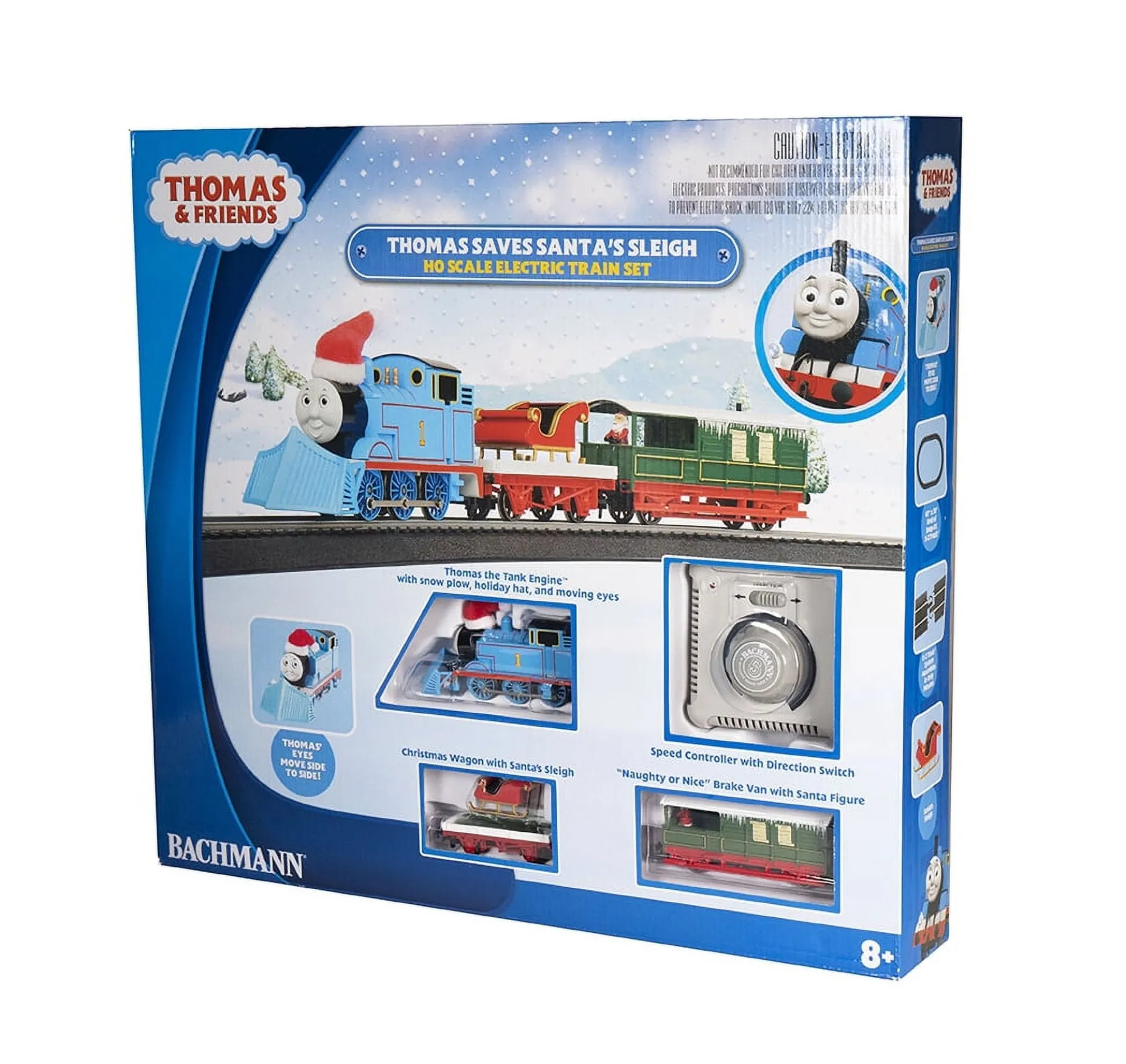 Bachmann Trains - Thomas Saves Santa's Sleigh HO Scale Electric Train Set