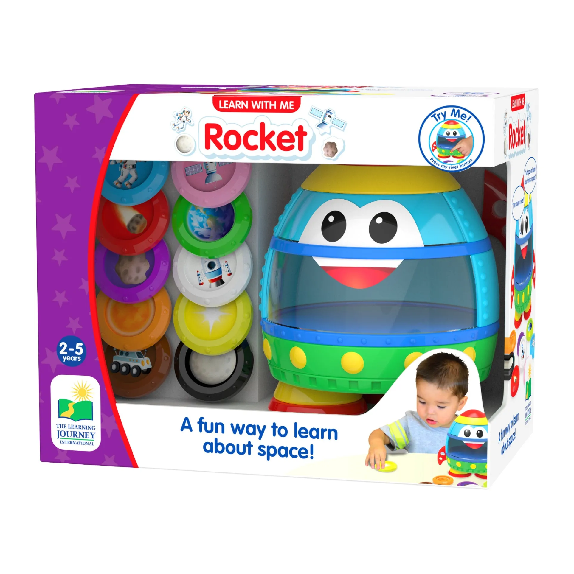 Learn with Me - Cosmic Quest Rocket - Interactive Space Explorer