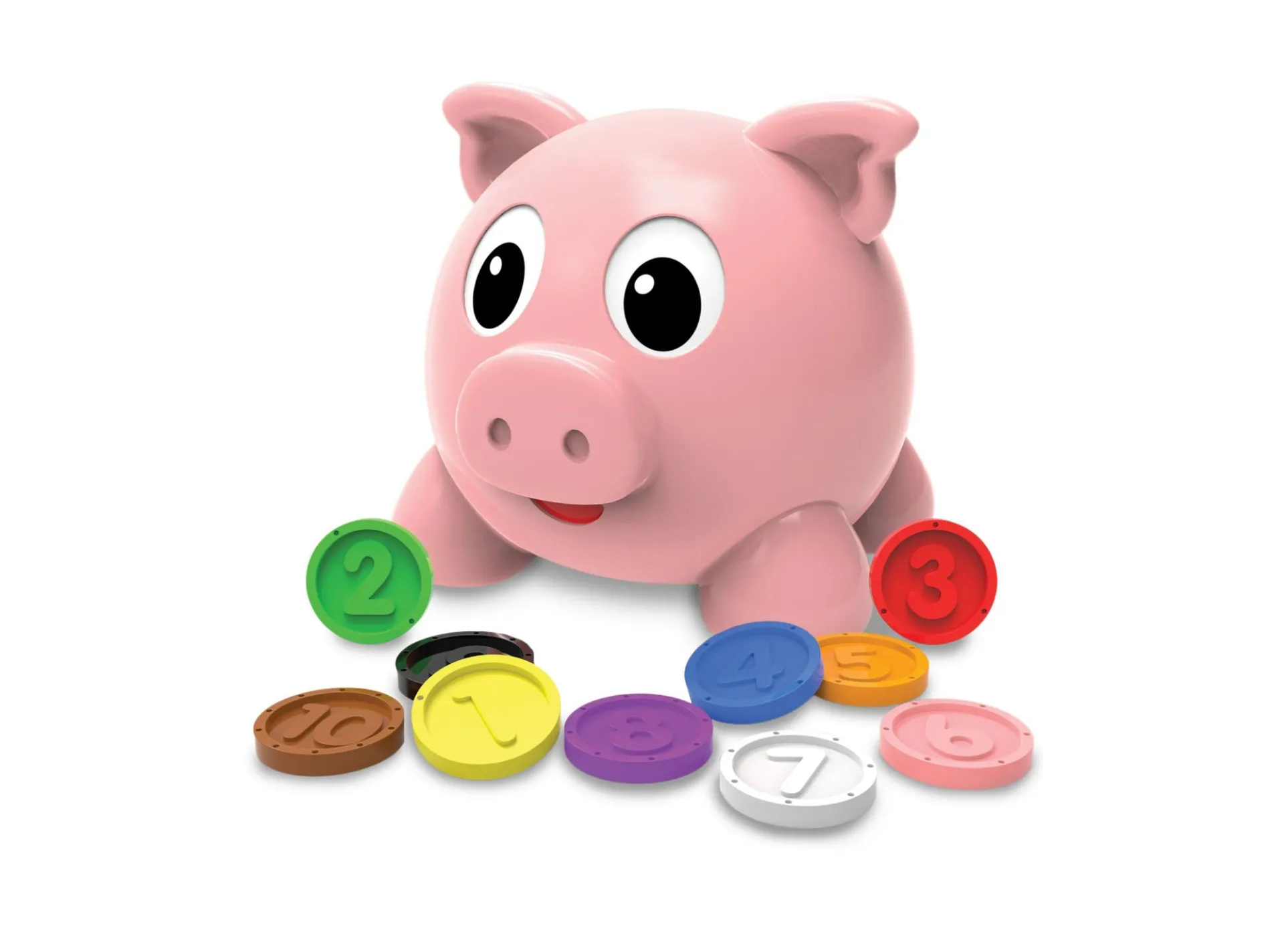 Learn with Me Interactive Numbers & Colors Pig E Bank Learning Toy