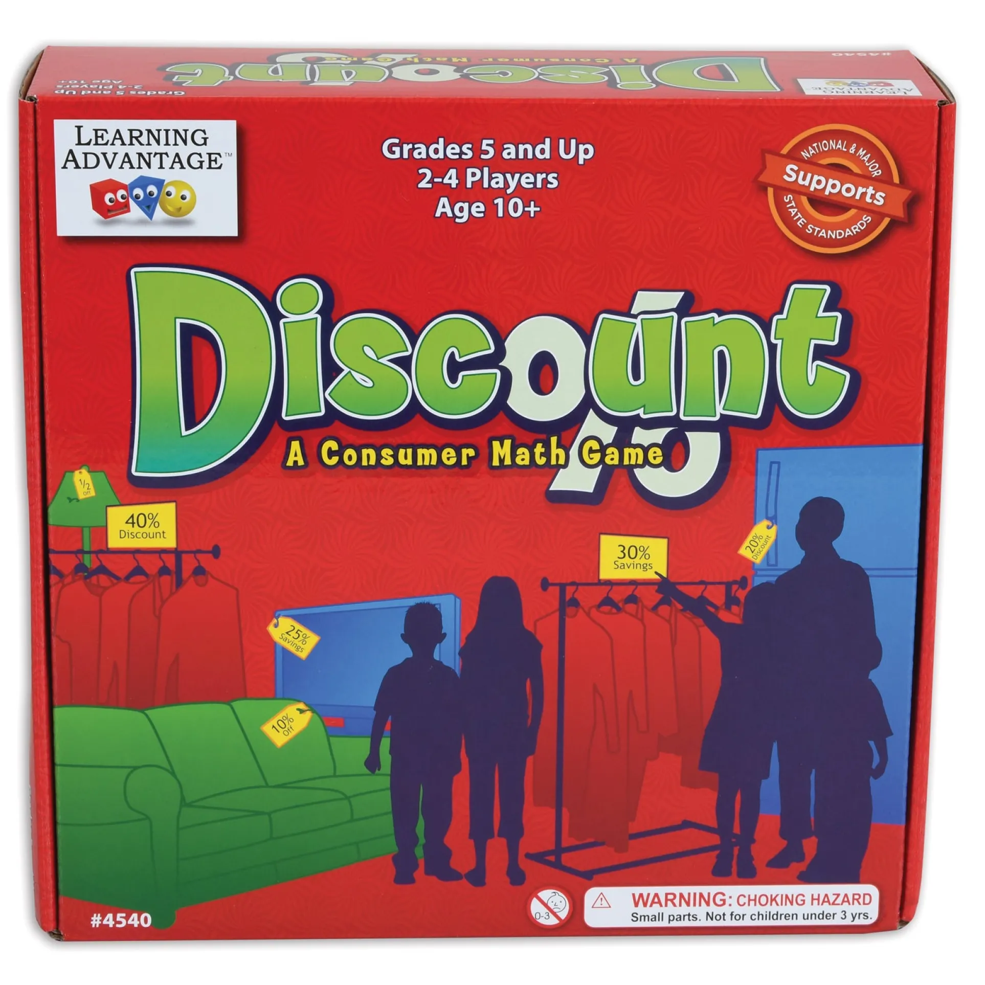 Learning Advantage® Discount Math Game - Financial Whizz Kit!