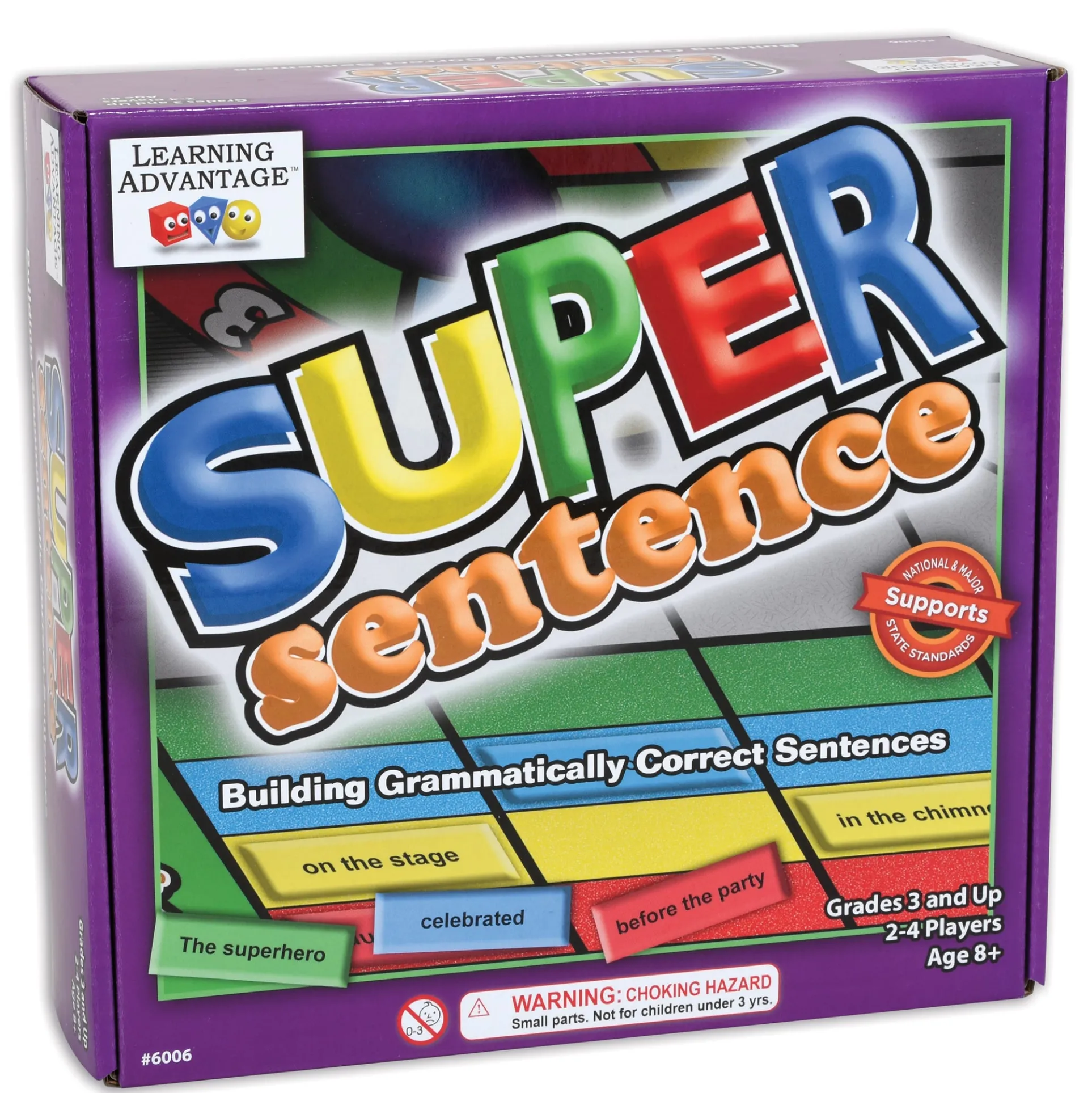 Learning Advantage Super Sentence Creation Board Game - Educational Fun