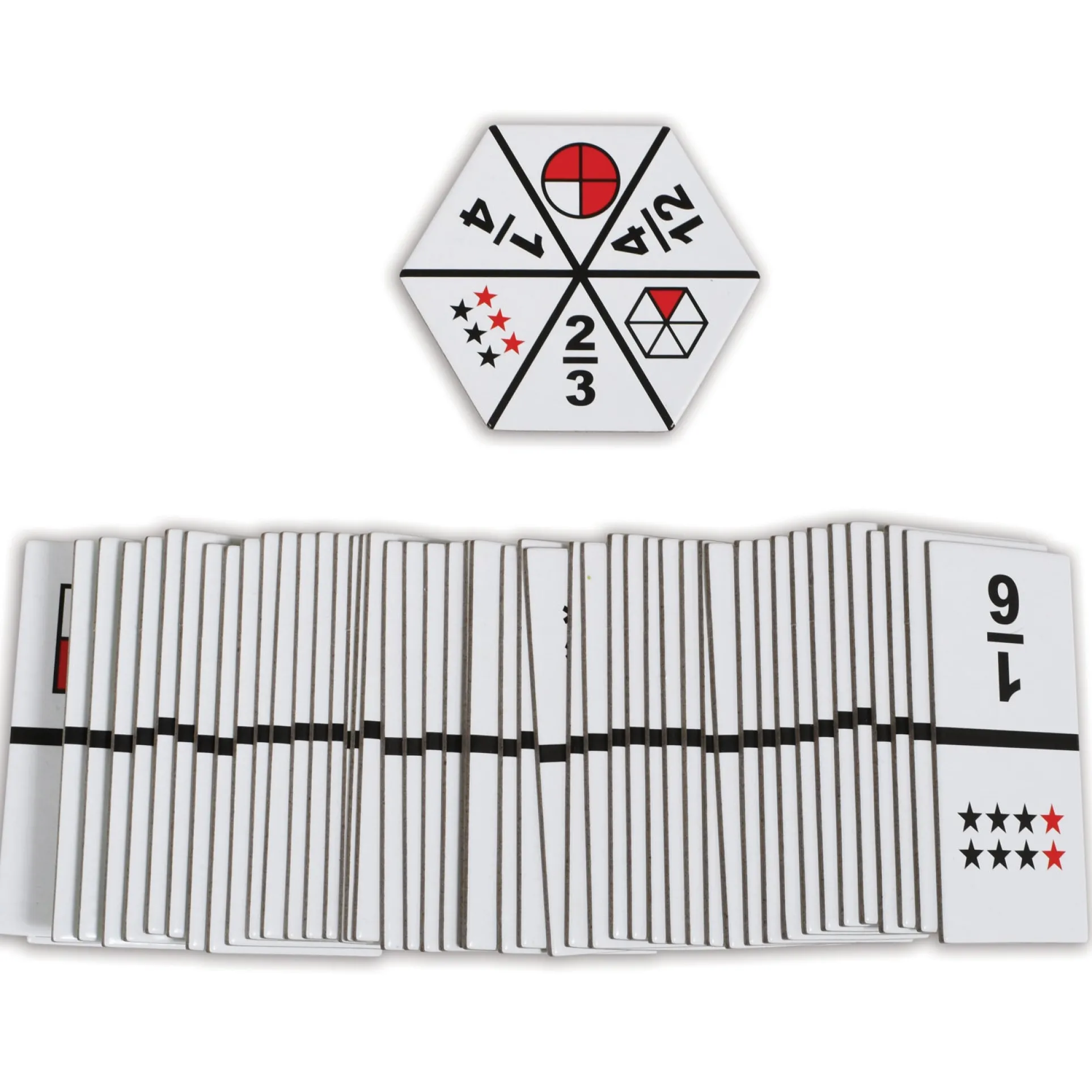 Learning Advantage Original Fraction Dominoes - Educational Math Game