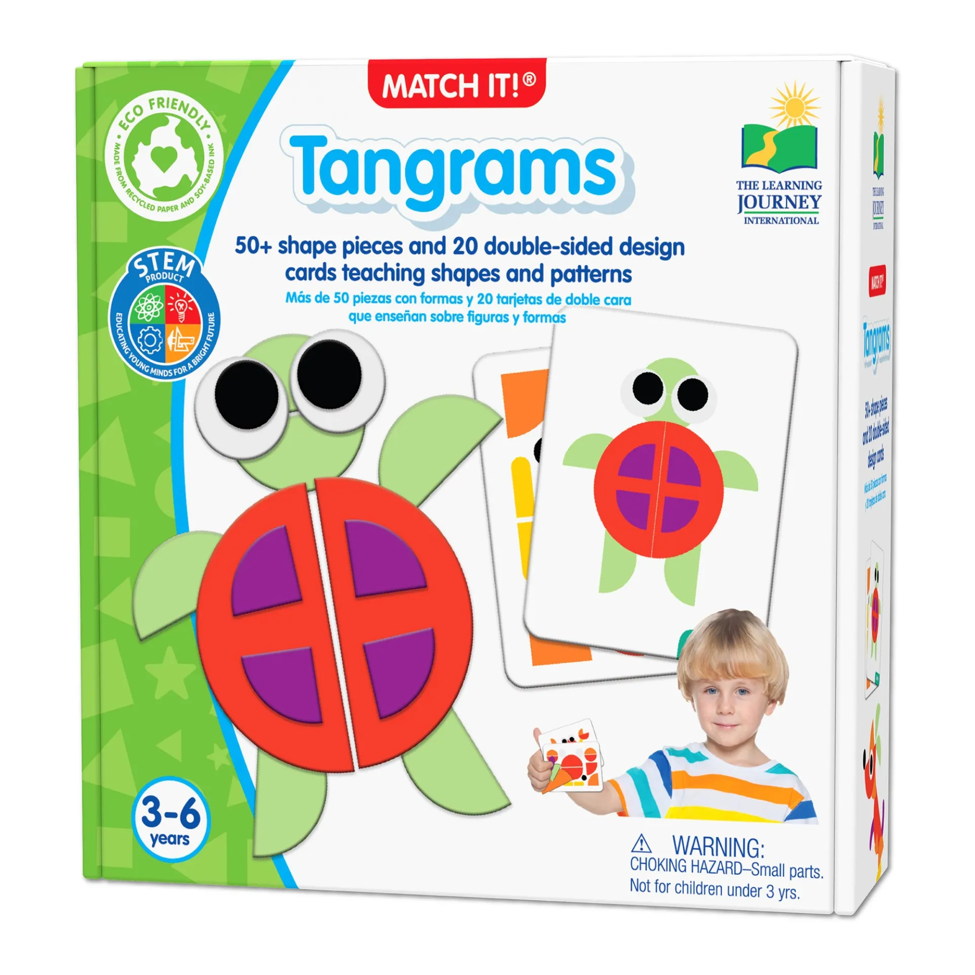 Learning Journey Match It! Tangram Puzzle Set - 50 Pieces