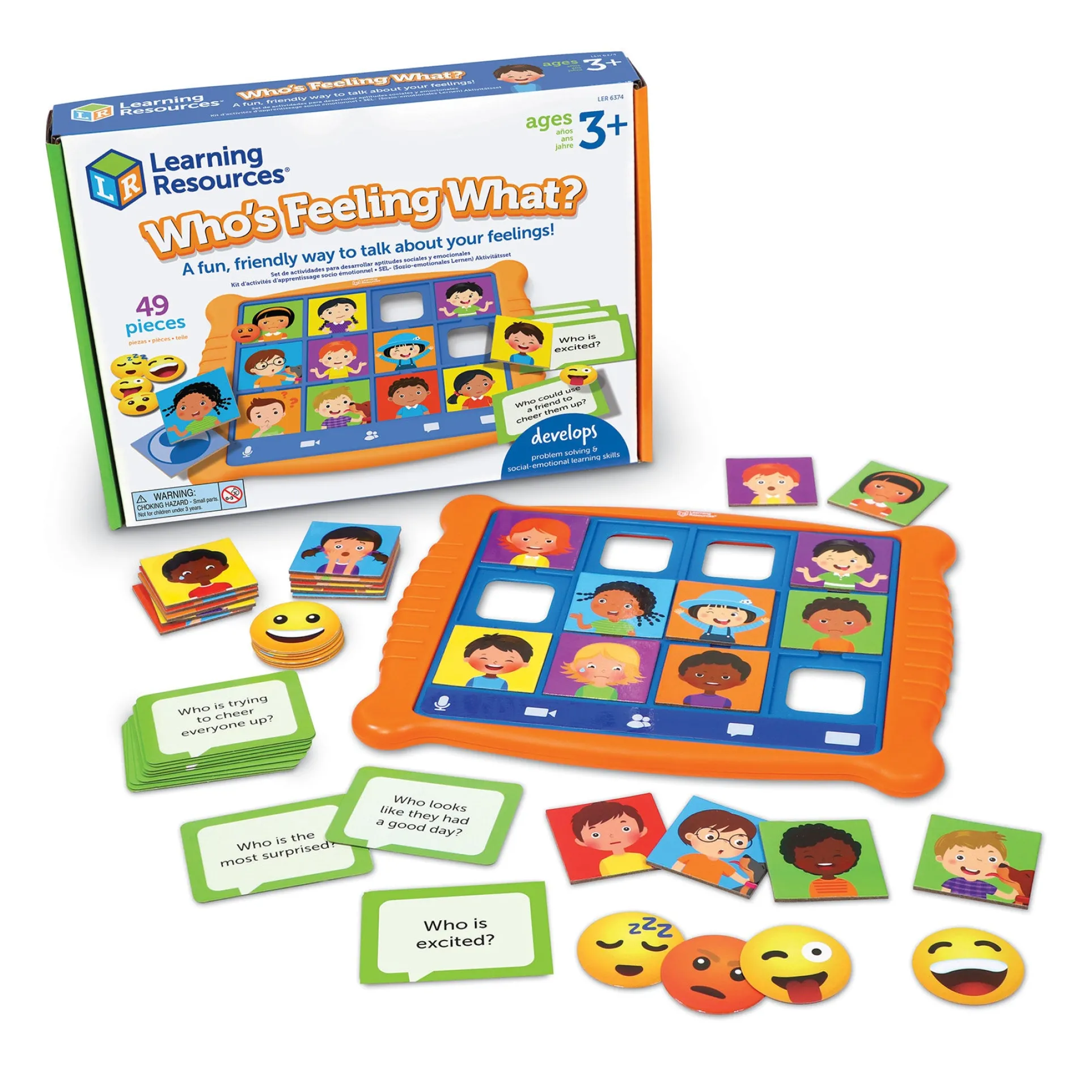Learning Resources Who's Feeling What? - Social-Emotional Board Game