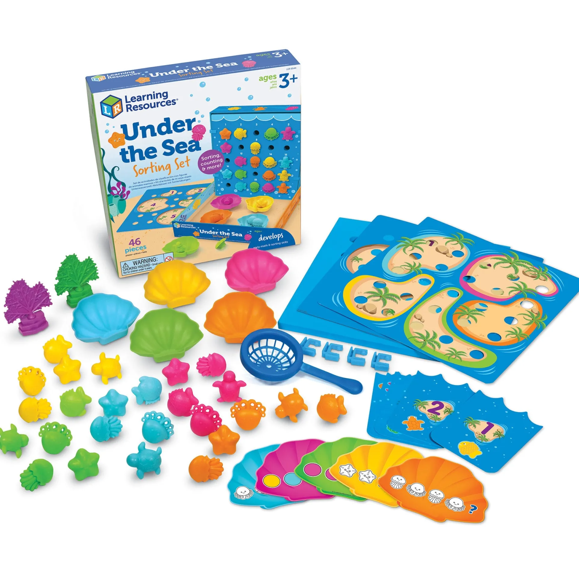 Learning Resources Under the Sea Sorting Set - Educational Math and Sorting Skills Toy