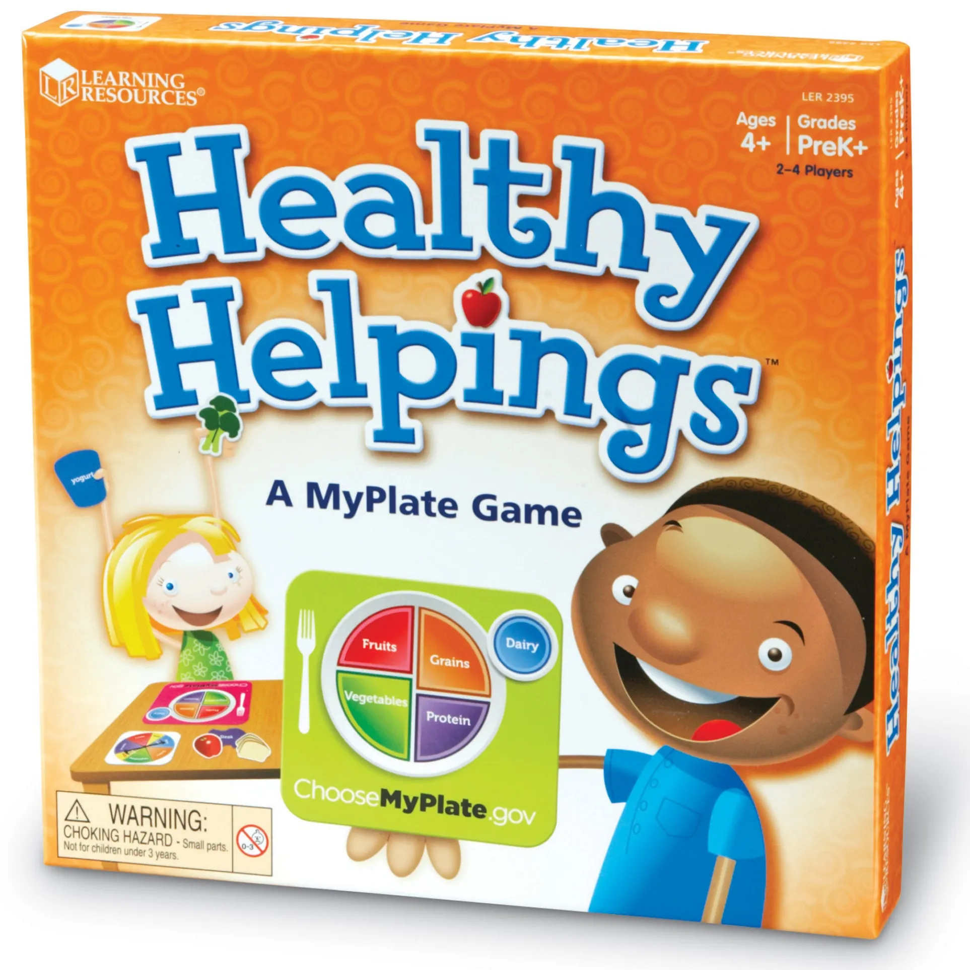 Learning Resources Healthy Helpings MyPlate Nutritional Game