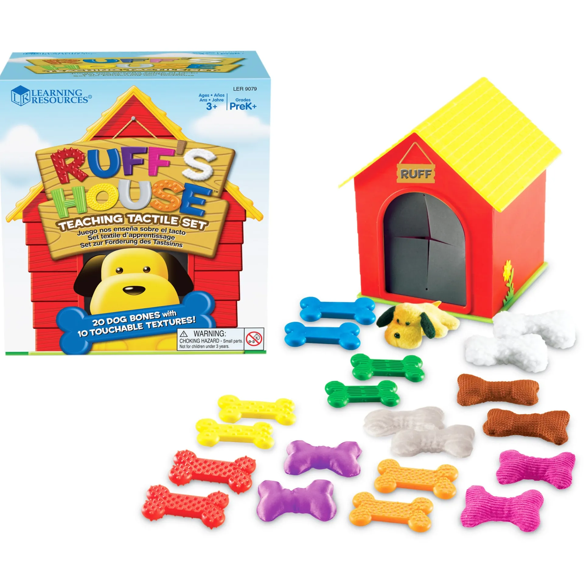 Learning Resources Ruff's House Teaching Tactile Set - Sensory Educational Toy