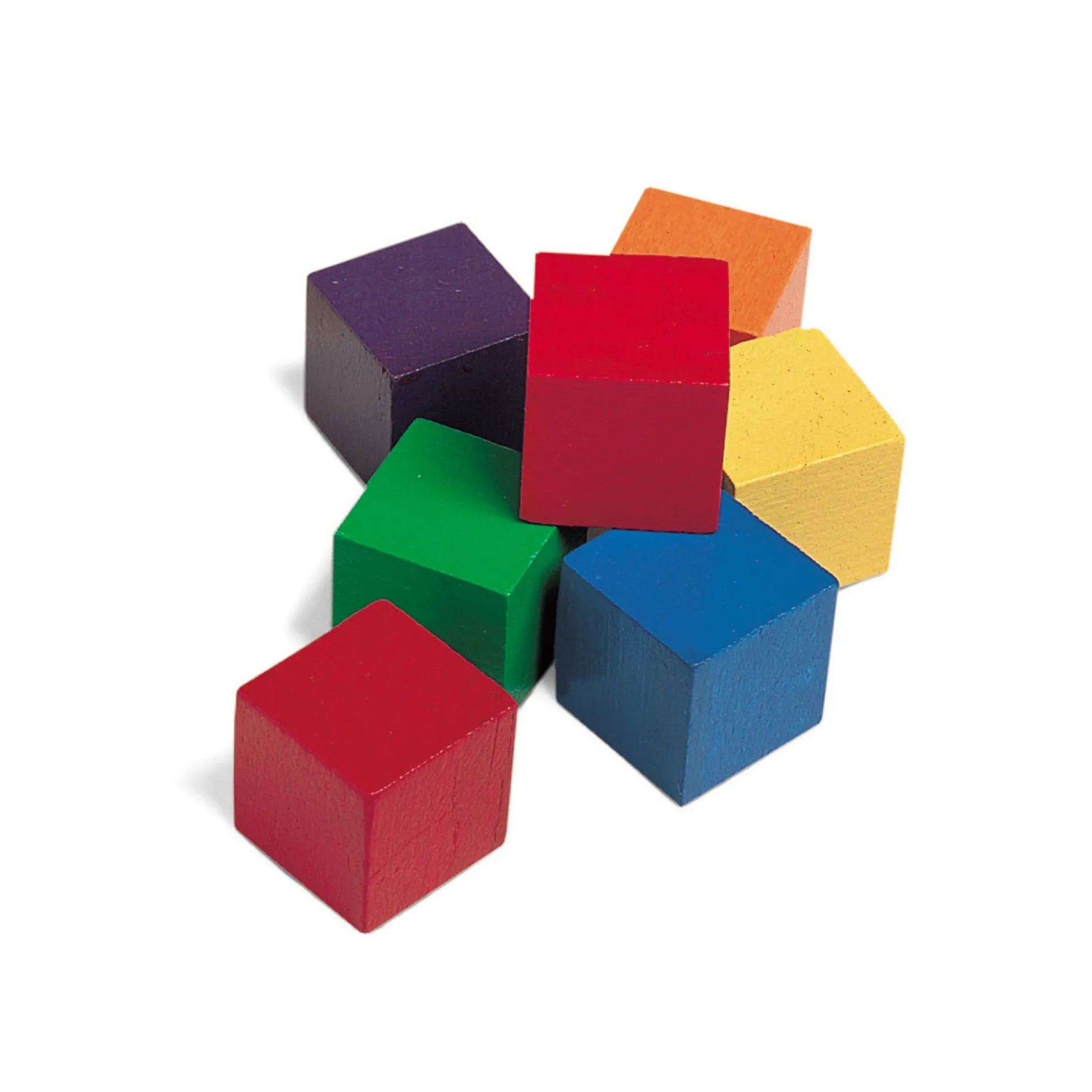 Learning Resources Colorful Wooden Cubes - Educational Counting Toy, Set of 102