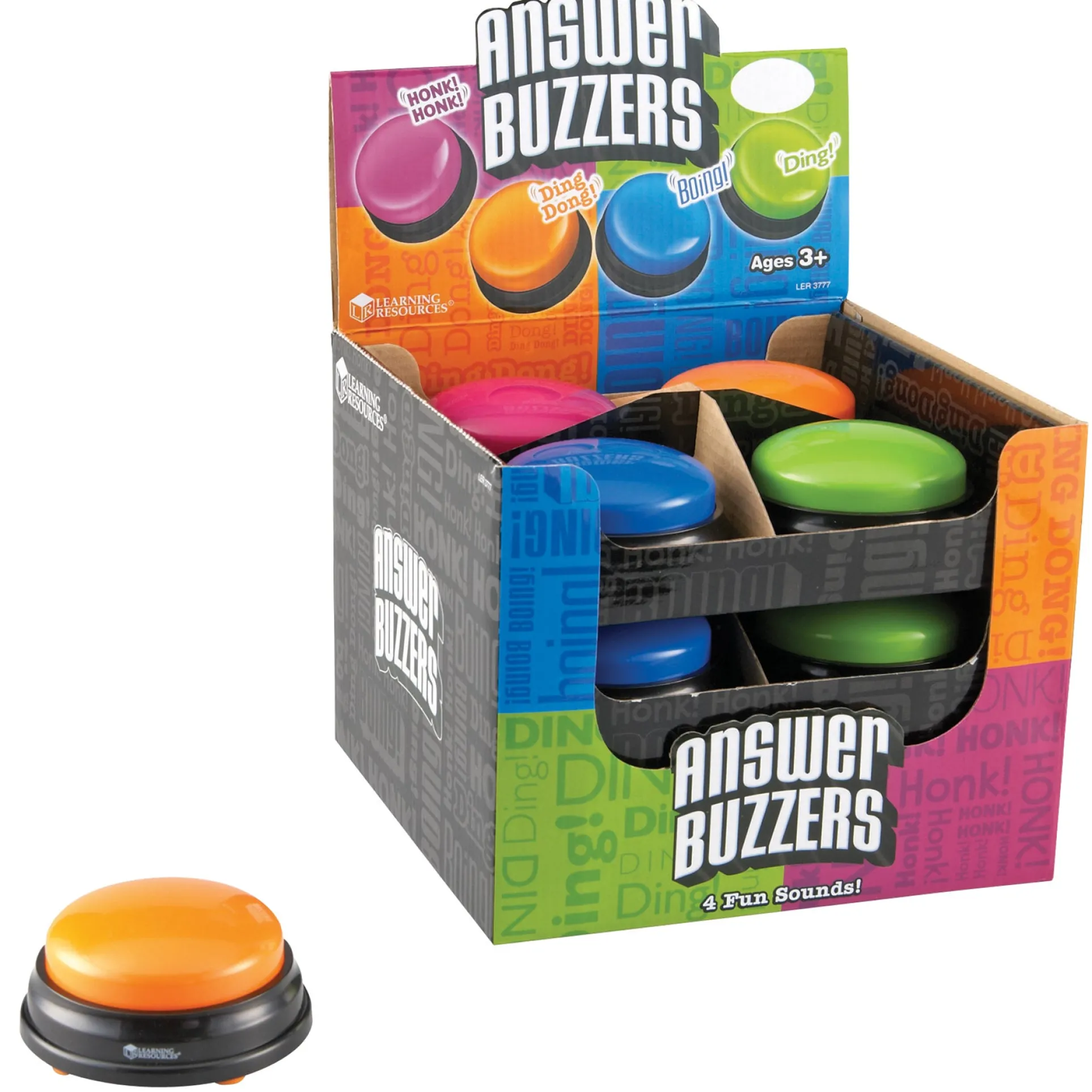 Learning Resources Answer Buzzers - Interactive Game Set of 12