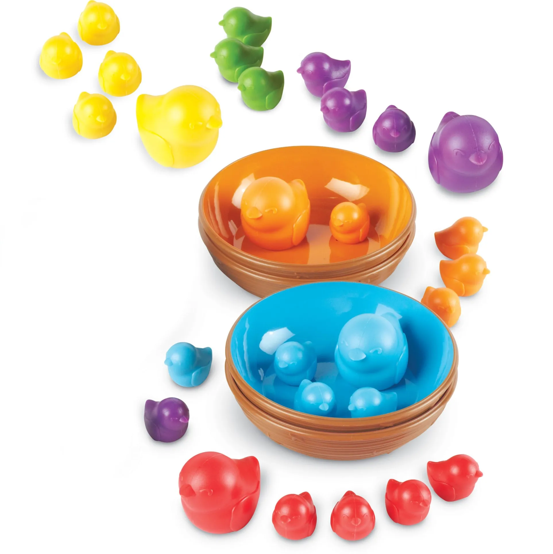 Learning Resources Birds in a Nest Sorting Set - Colorful Educational Toy