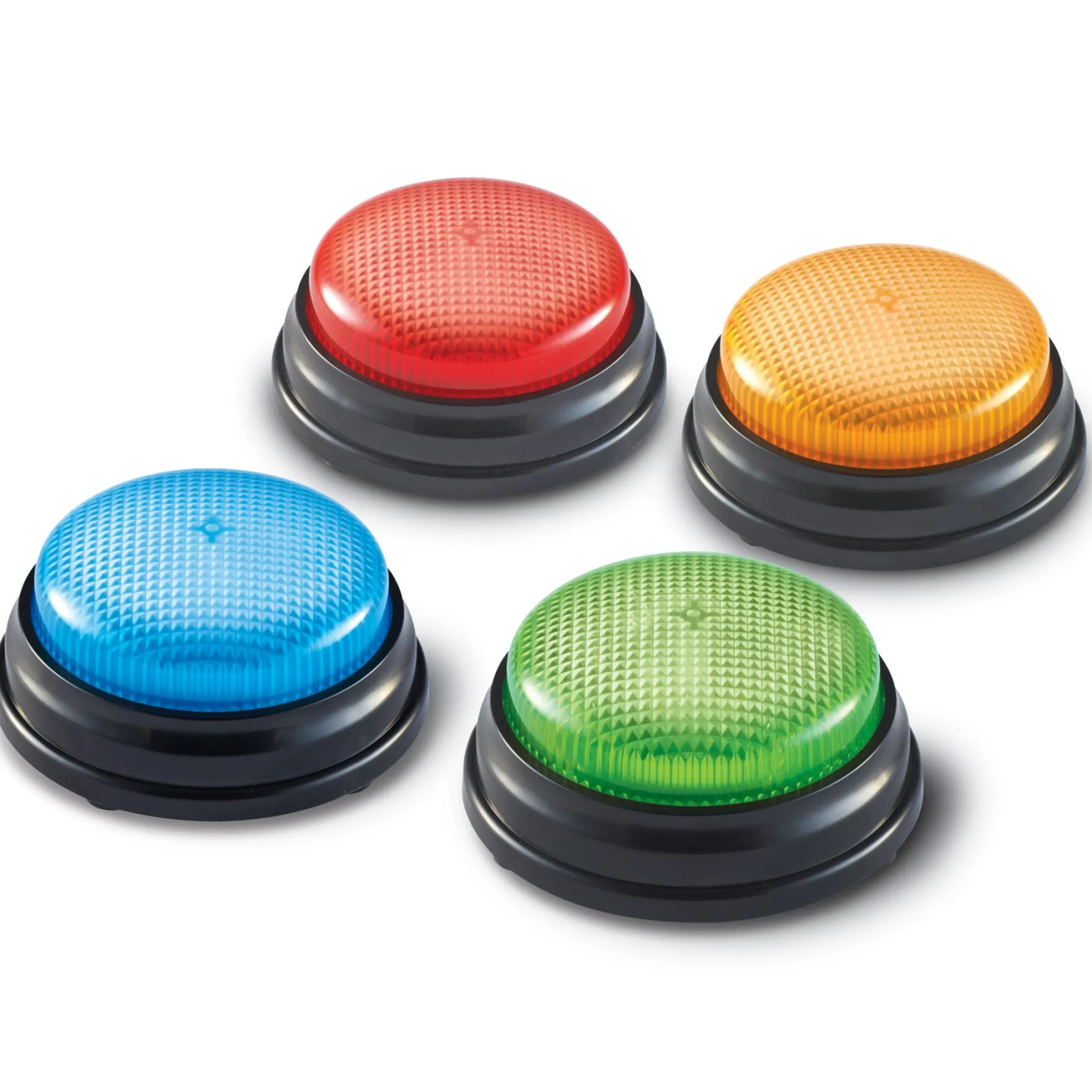 Learning Resources Lights and Sounds Answer Buzzers - Interactive Set of 4