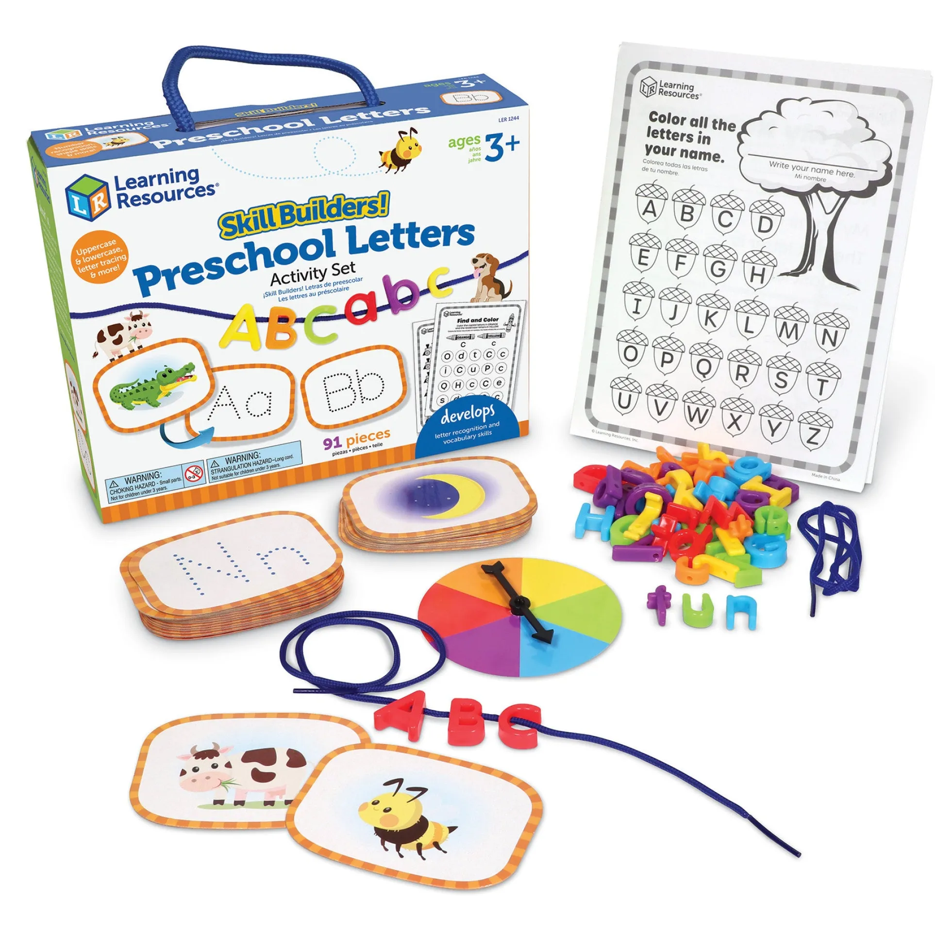Learning Resources Skill Builders! - Preschool Letters Educational Set
