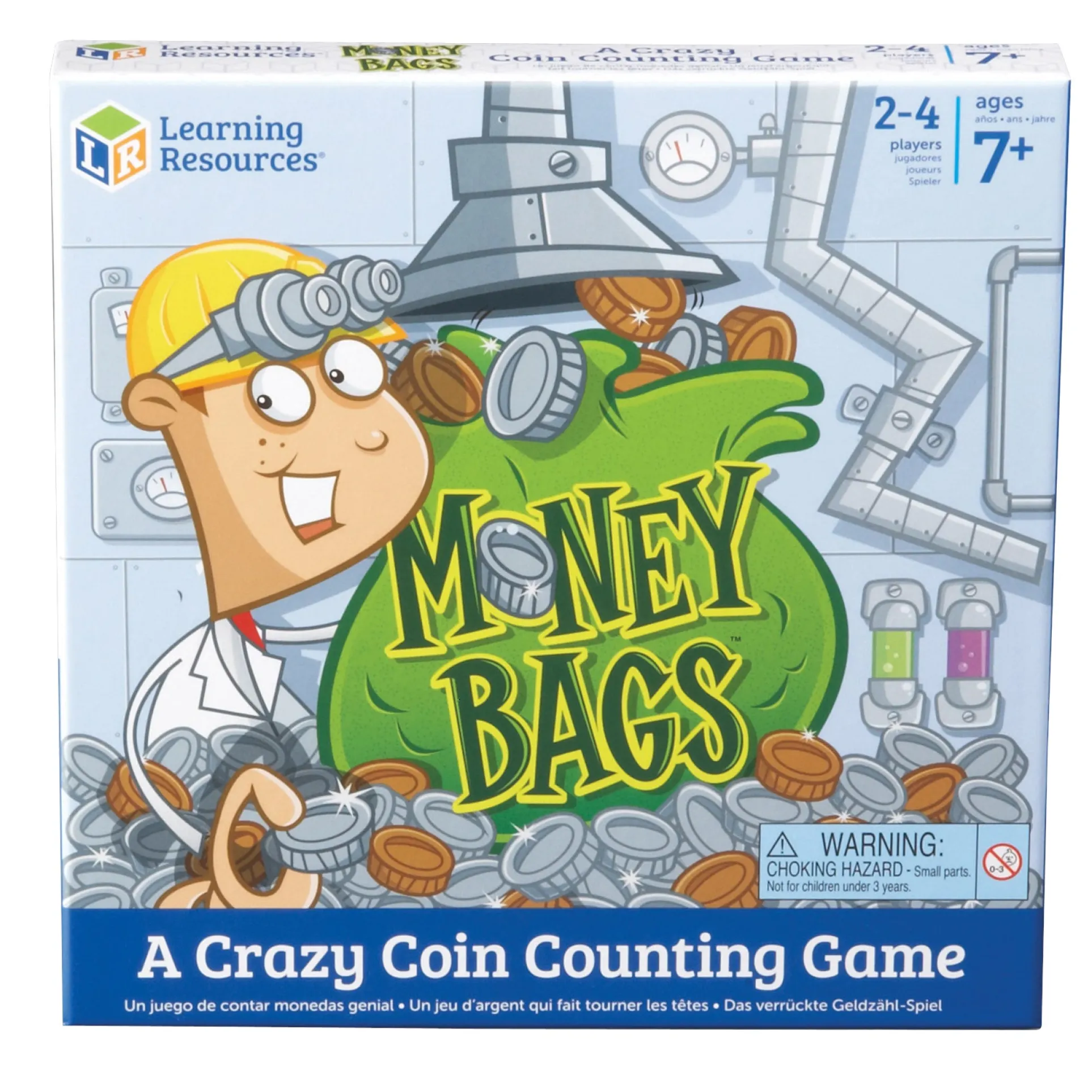 Learning Resources Money Bags Coin Value Game - Educational Play Set