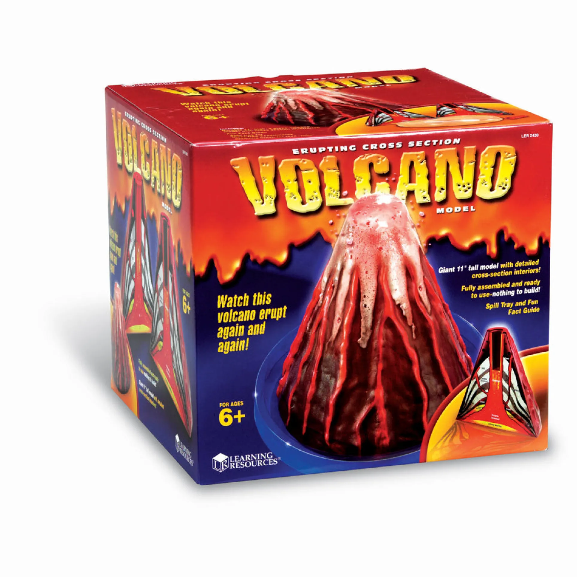Learning Resources Erupting Cross-Section Volcano Model Kit