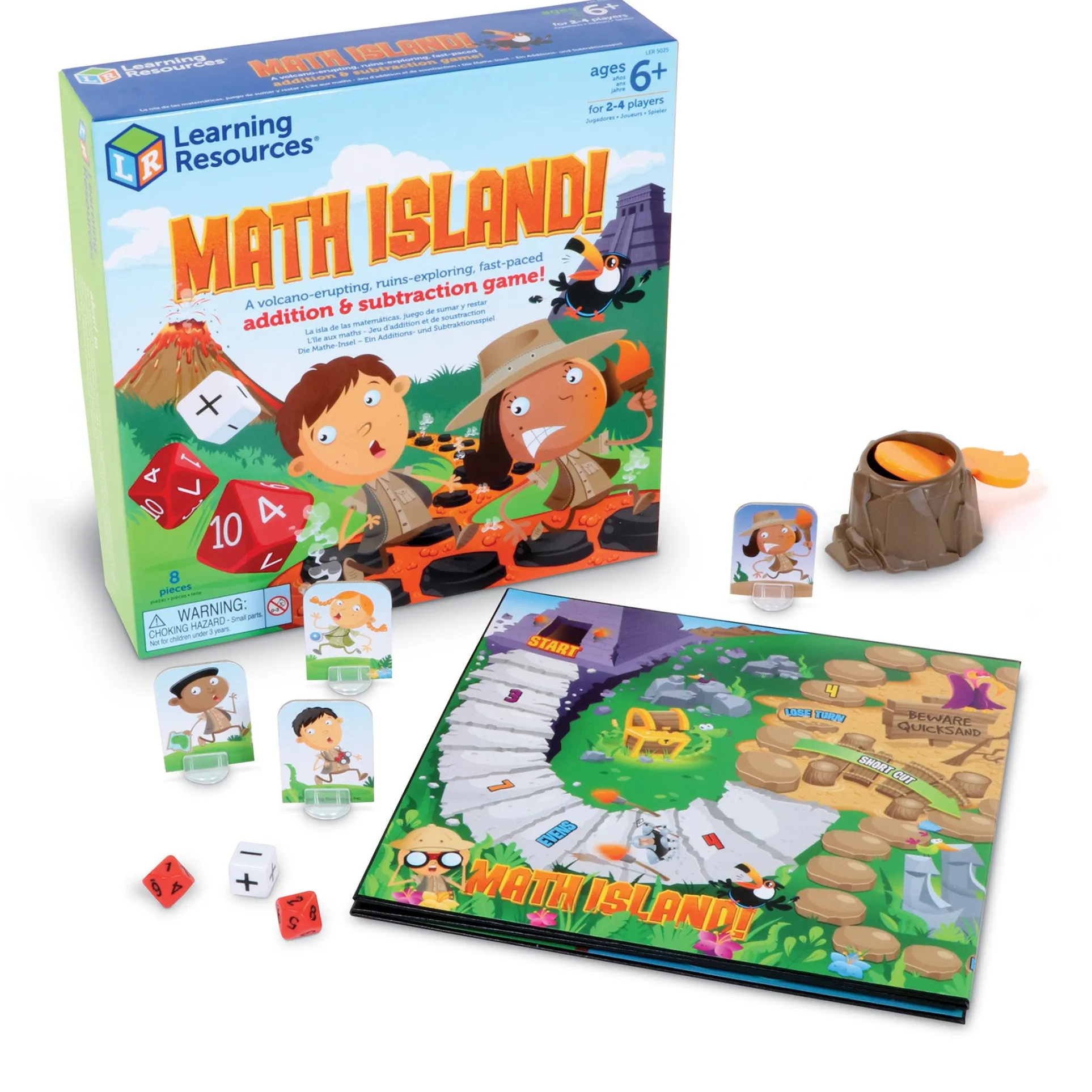 Learning Resources Math Island Adventure - Addition & Subtraction Game