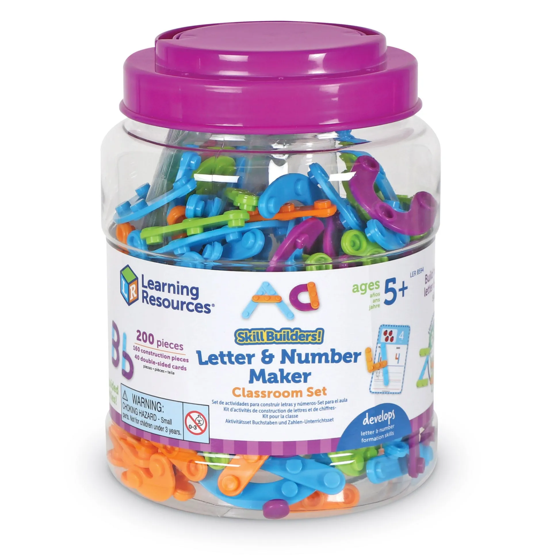 Learning Resources Letter & Number Maker - Educational Classroom Set