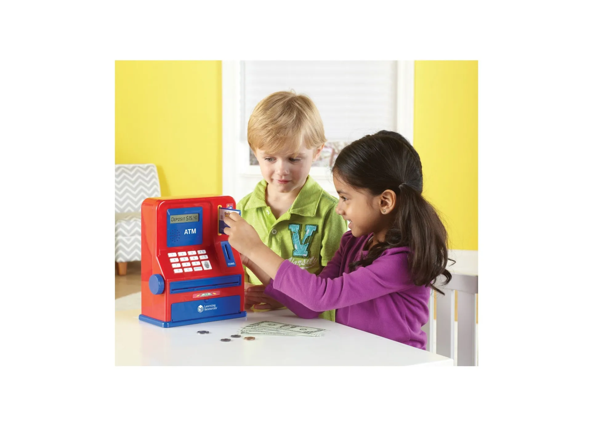 Learning Resources Pretend & Play Teaching ATM Bank - Interactive Educational Toy