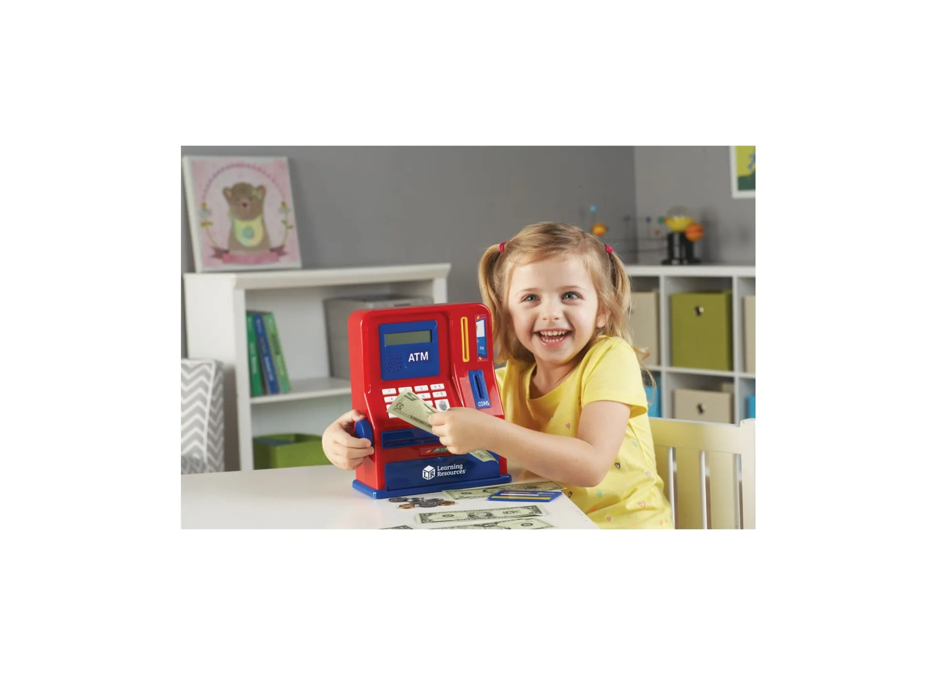 Learning Resources Pretend & Play Teaching ATM Bank - Interactive Educational Toy