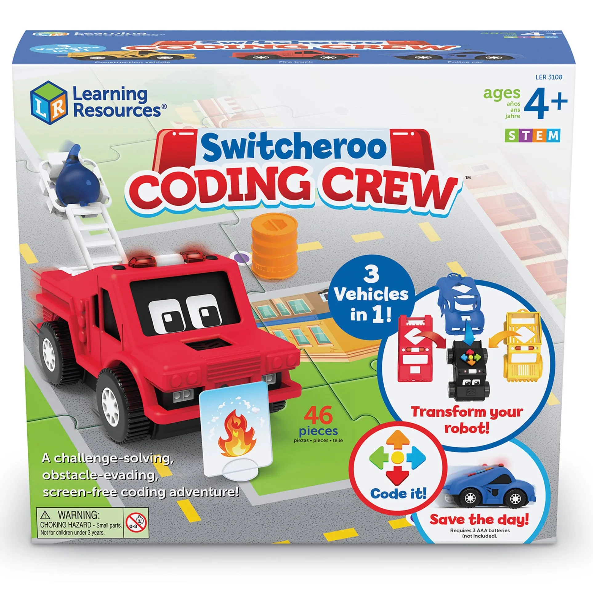 Learning Resources Switcheroo Coding Crew - STEM Toy for Toddlers