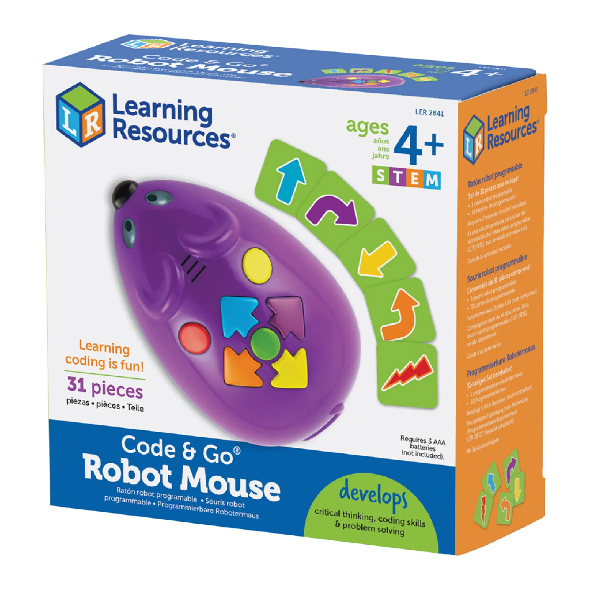 Learning Resources Code & Go Robot Mouse - Interactive Coding Toy
