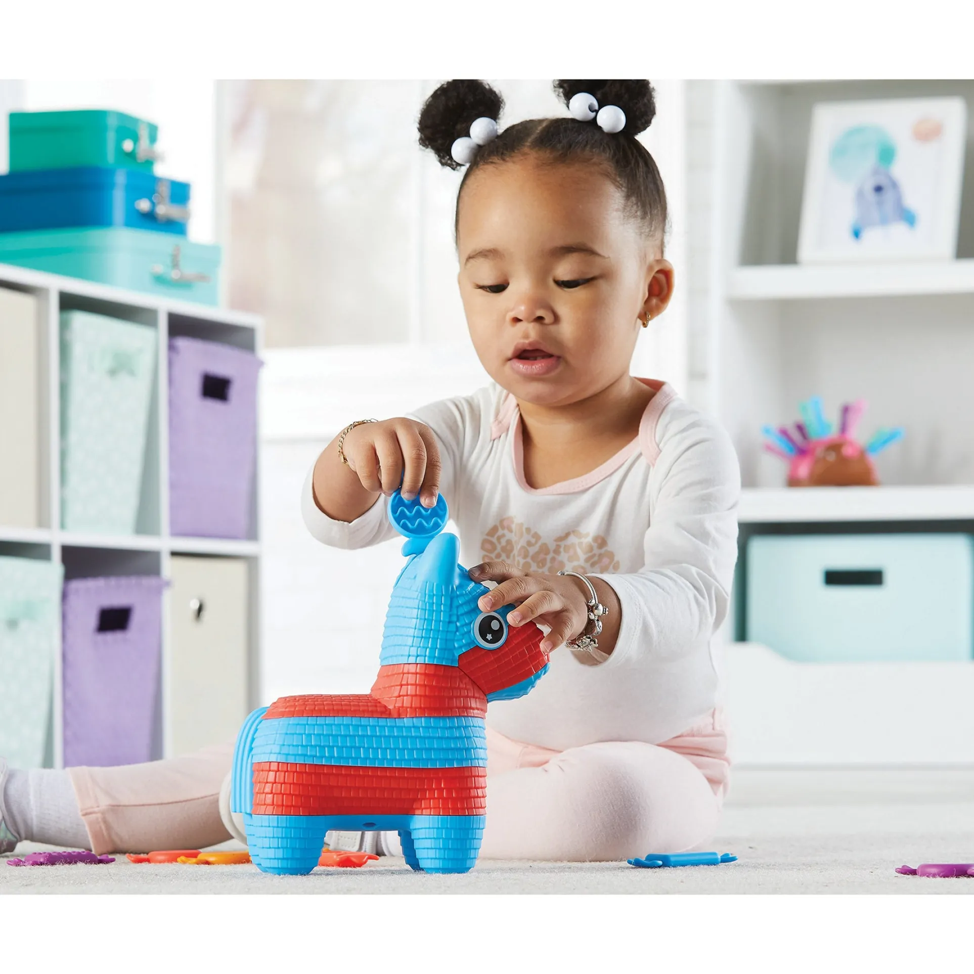 Learning Resources Pia the Fill & Spill Pinata - Colorful Candy Motor Skills Toy