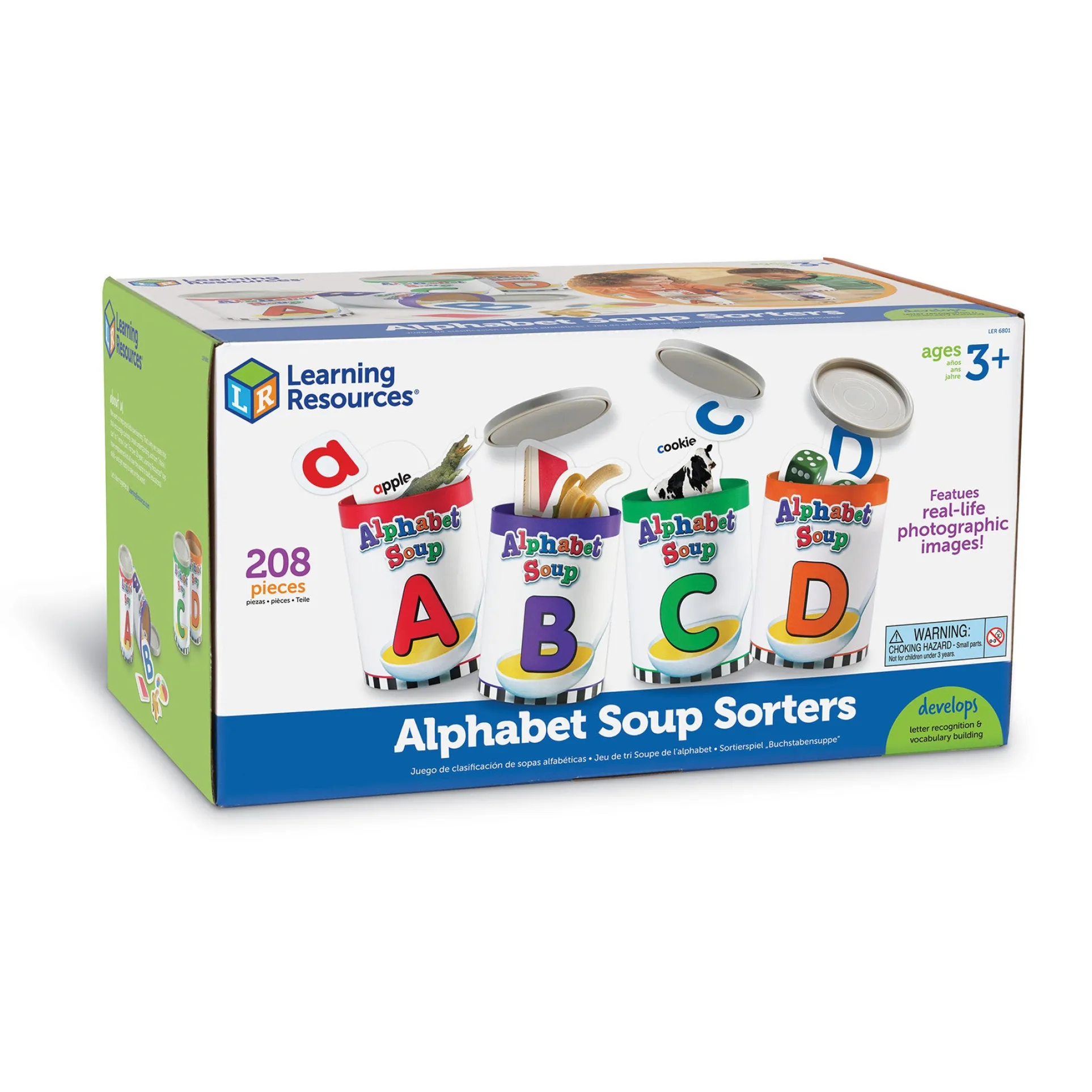 Learning Resources Alphabet Soup Sorters - Early Literacy Fun