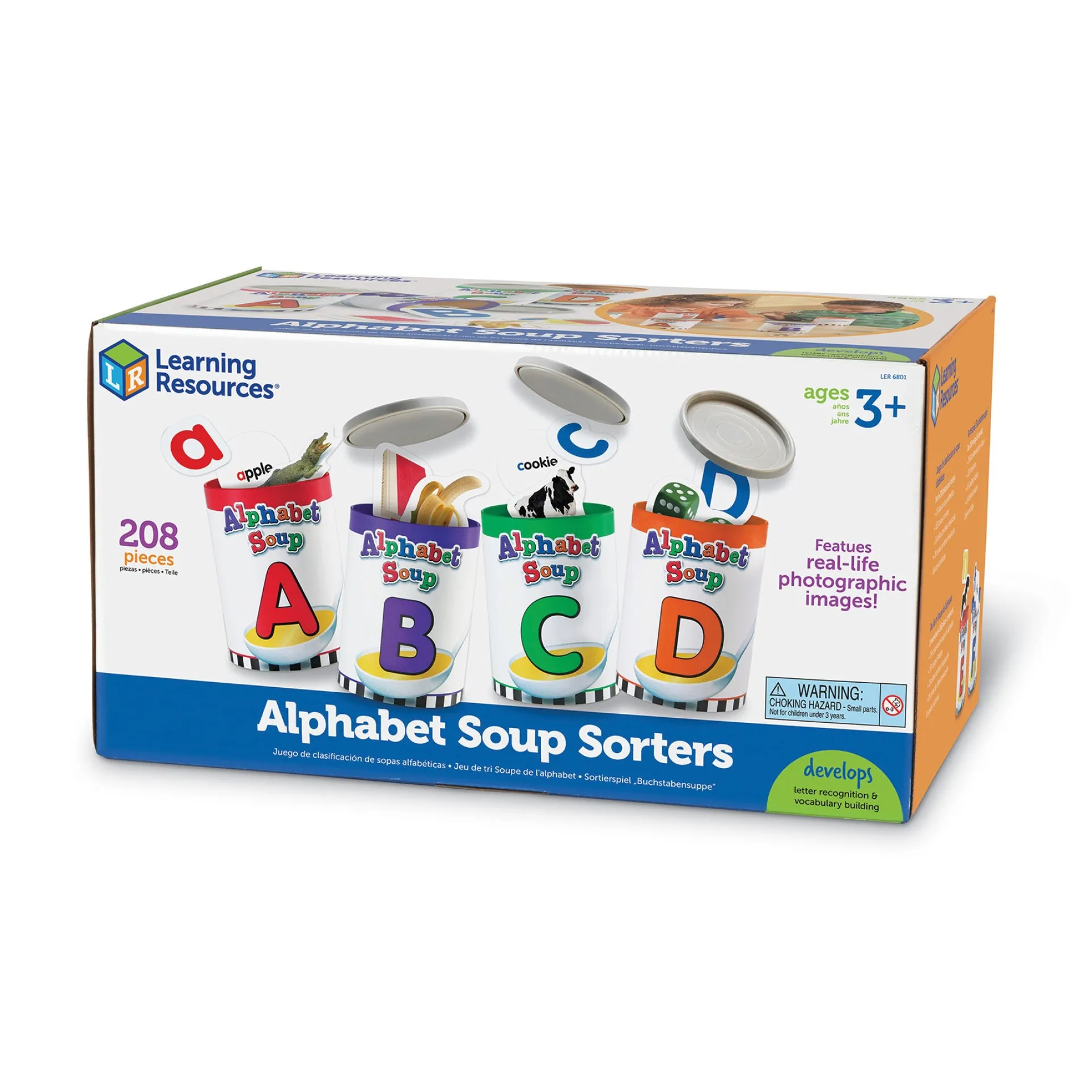 Learning Resources Alphabet Soup Sorters - Early Literacy Fun