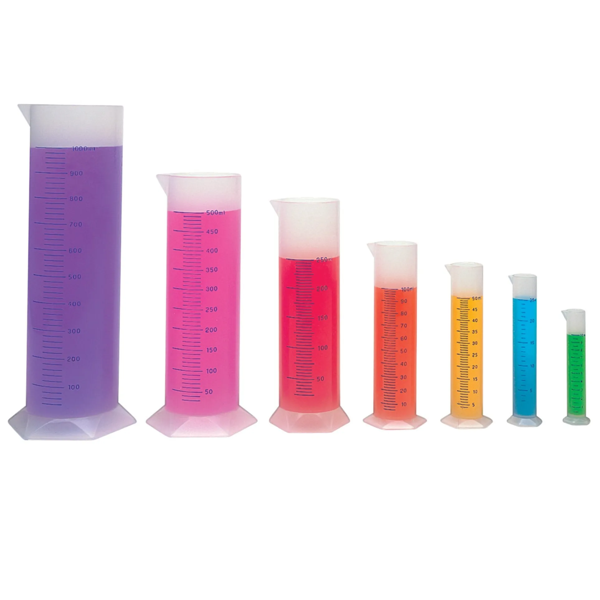Learning Resources Precision Graduated Cylinders Set - 7 Piece Science Kit